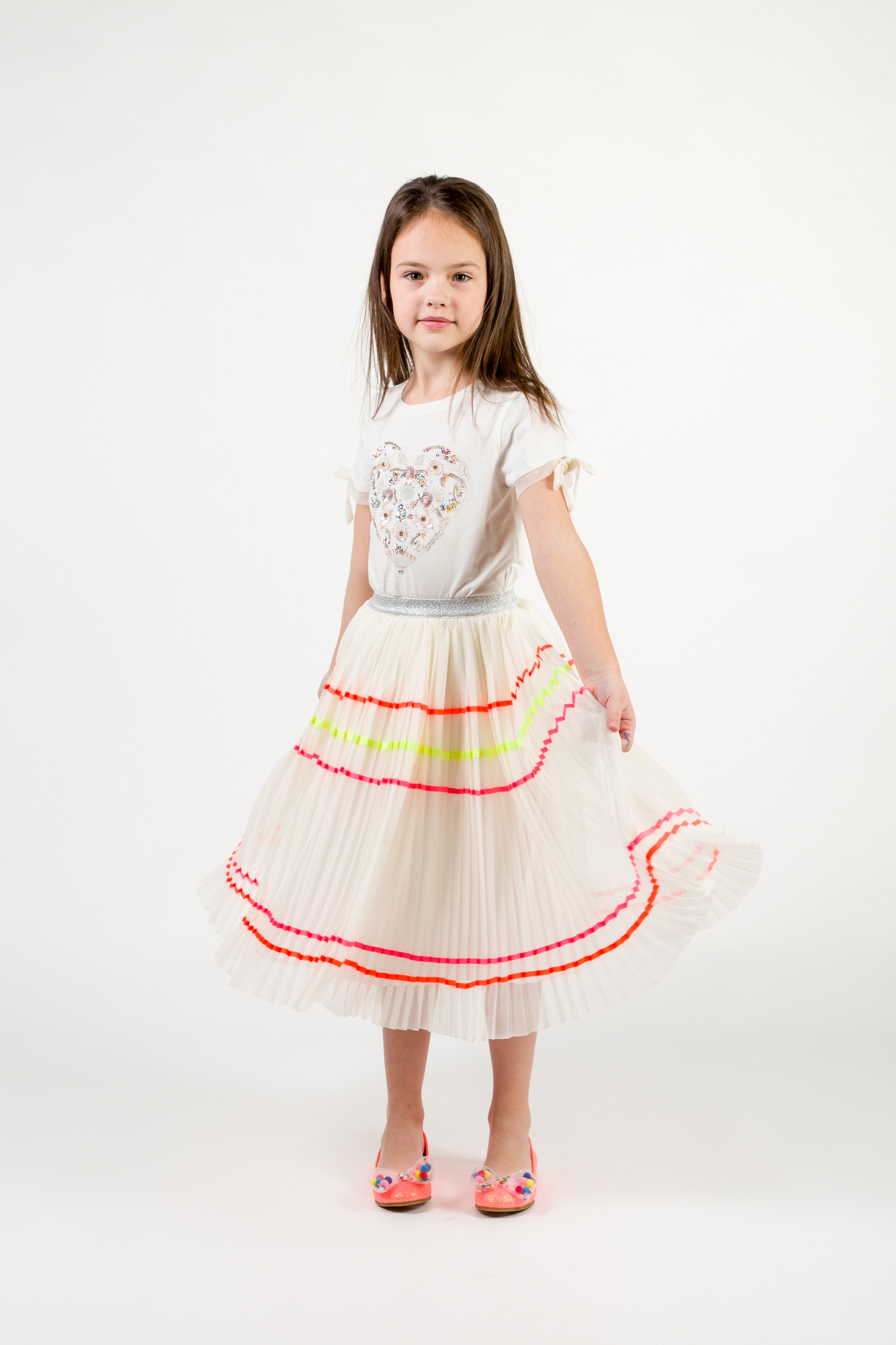Girls Rice White T-shirt