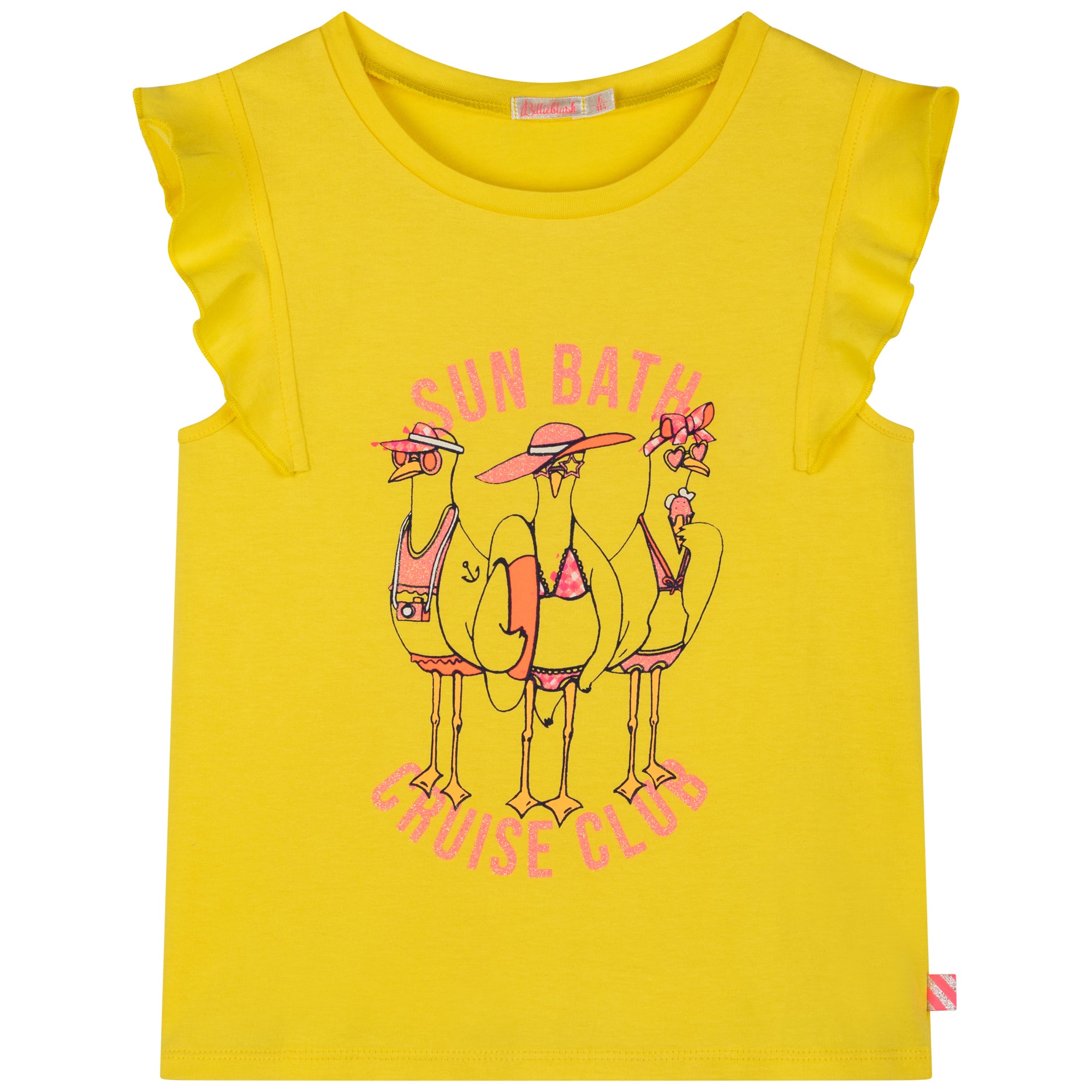 Girls Yellow Logo T-Shirt