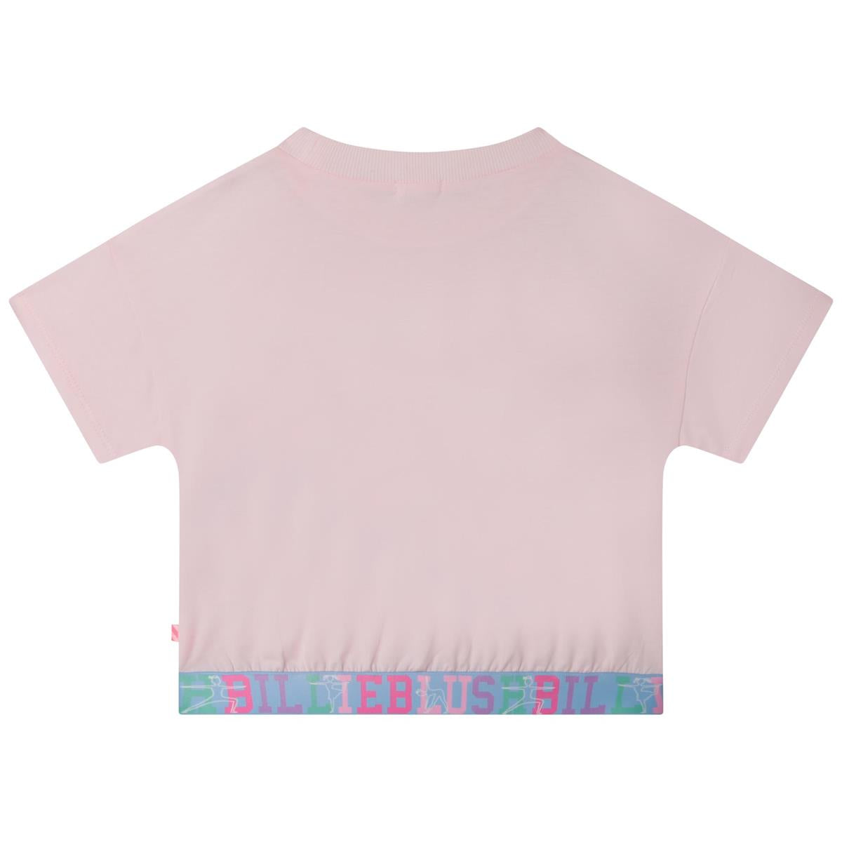 Girls Light Pink Logo T-Shirt