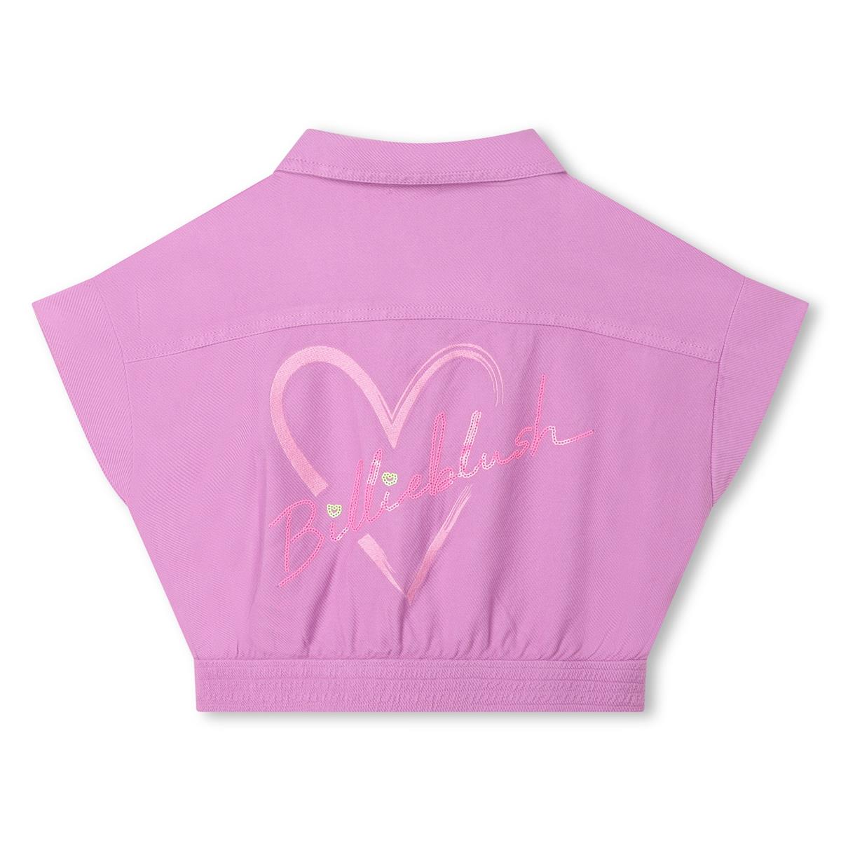 Girls Pink Gilet
