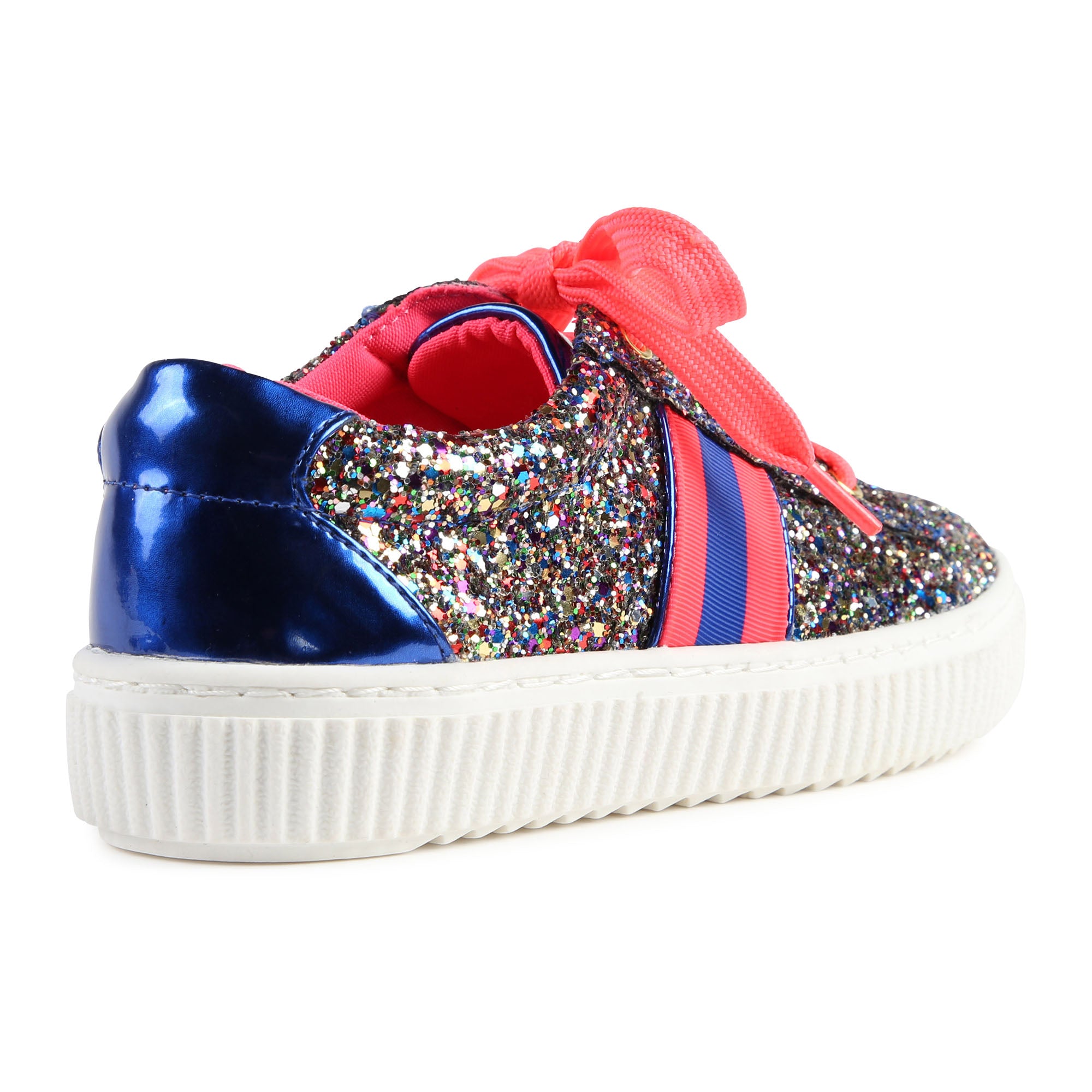 Girls Pink Glitter Shoes