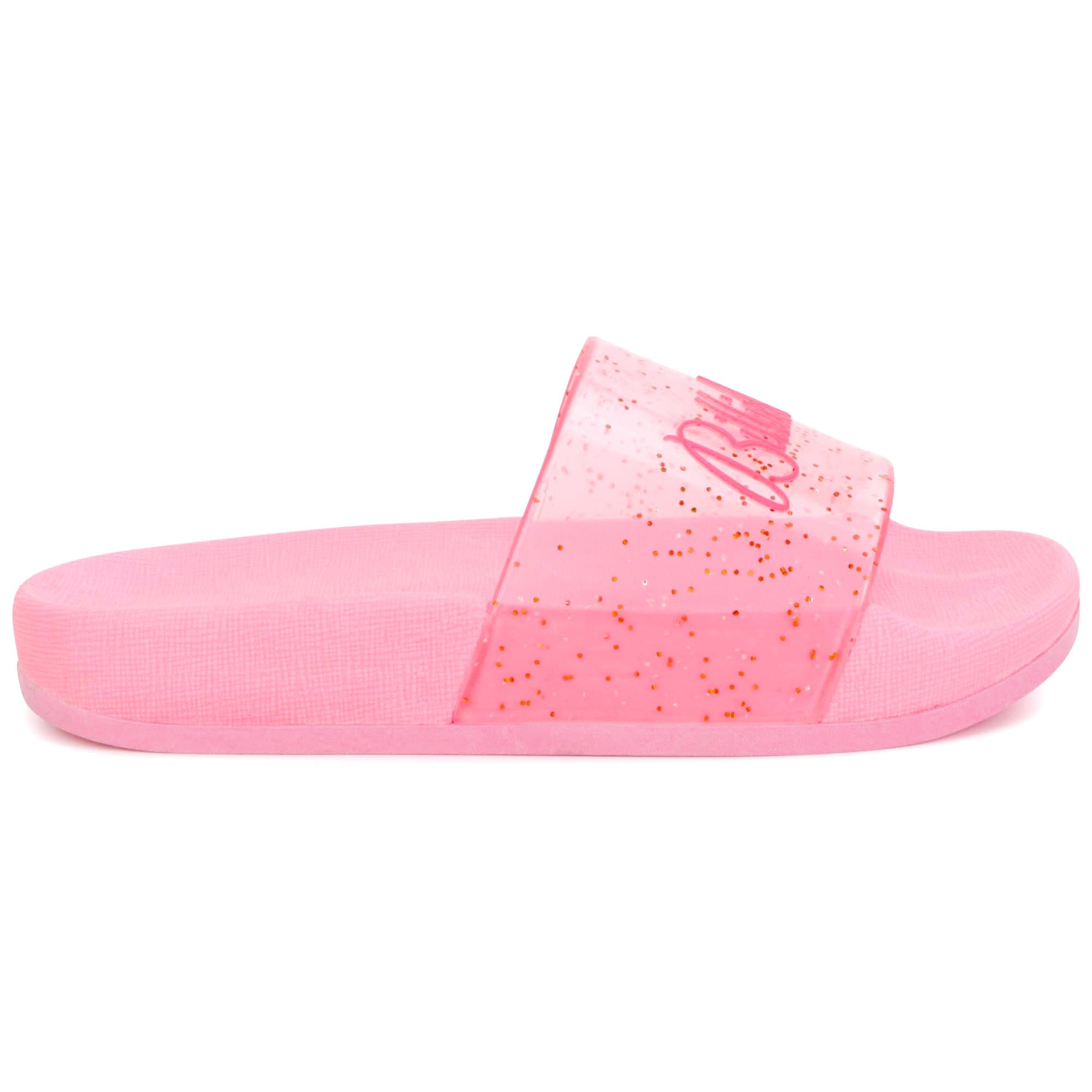 Girls Pink Logo Sandals
