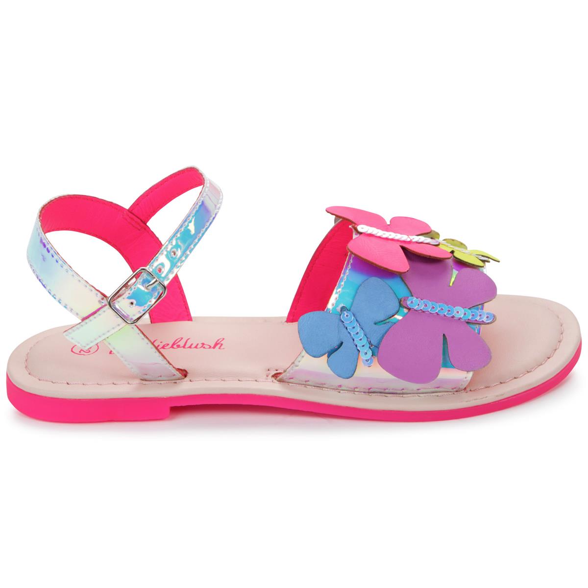 Girls Multicolor Butterfly Sandals