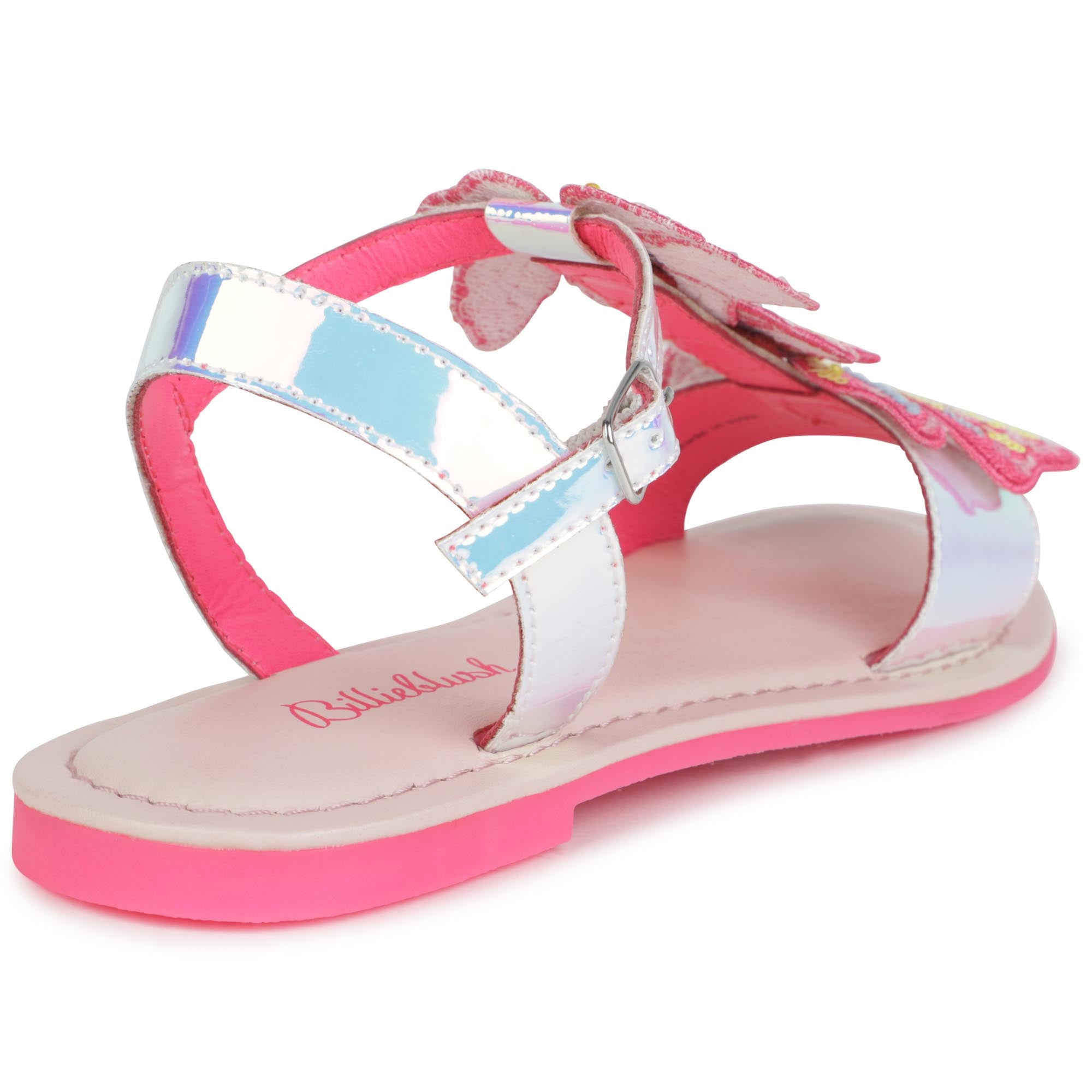Girls Multicolor Sequin Sandals
