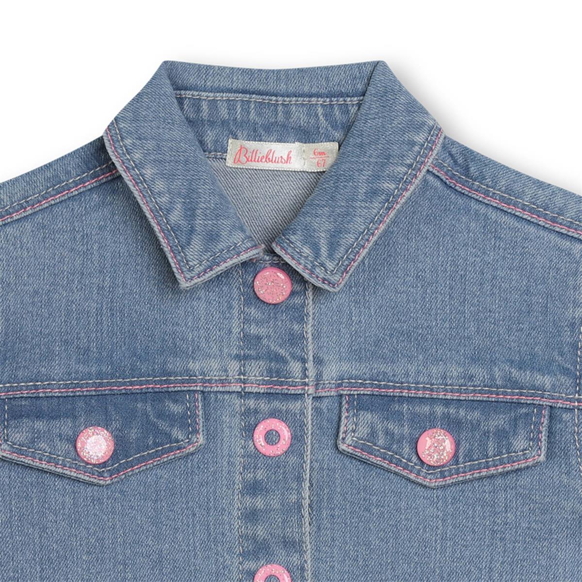 Baby Girls Blue Denim Coat