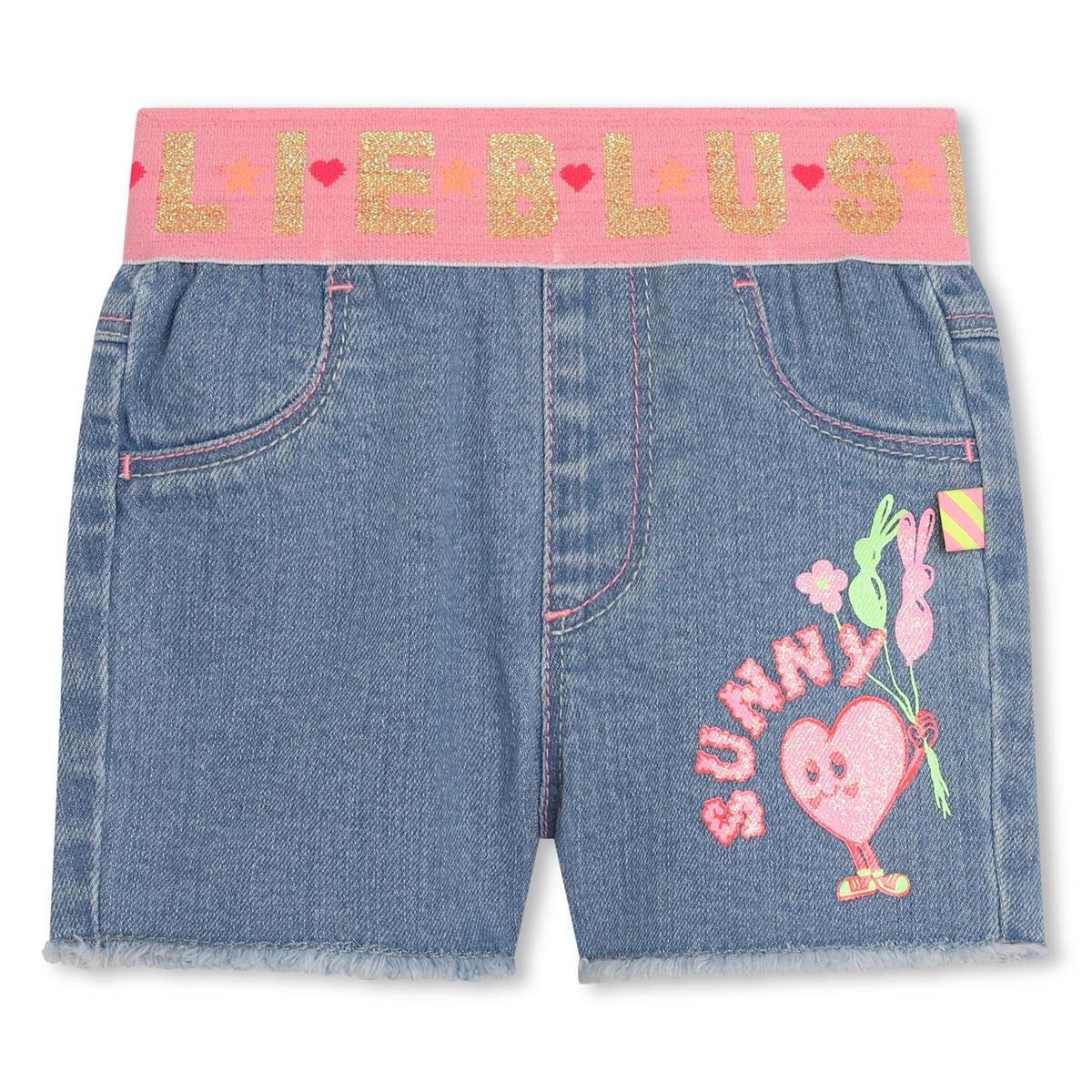 Baby Girls Blue Denim Shorts