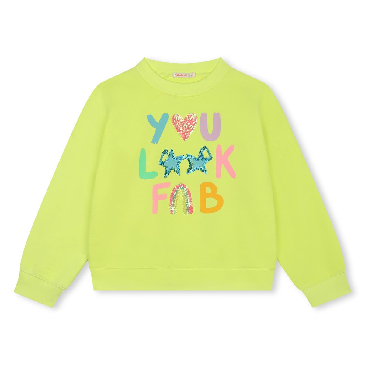 Girls Yellow Sweatshirt