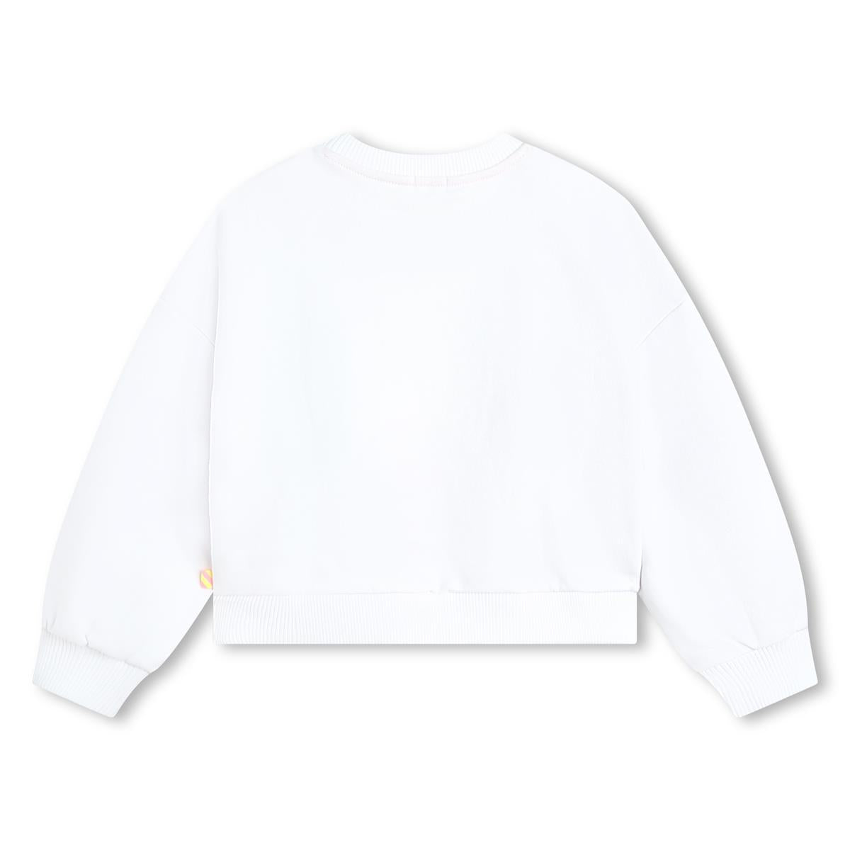 Girls White Sweatshirt