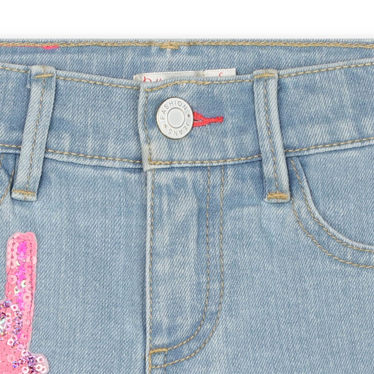 Girls Blue Denim Shorts