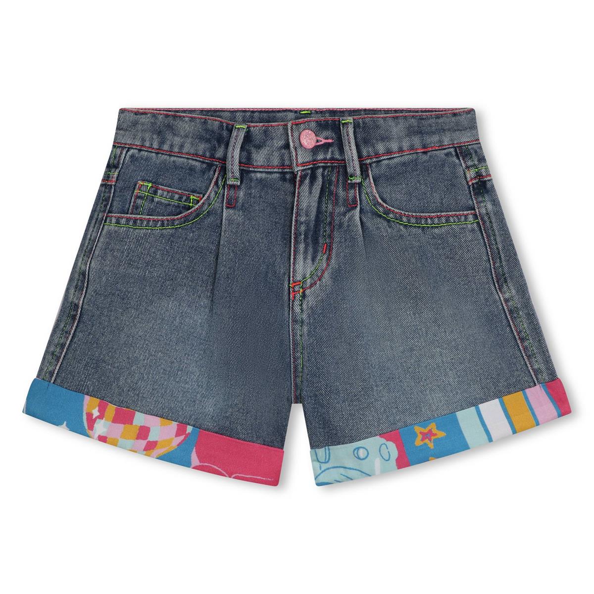 Girls Blue Denim Shorts