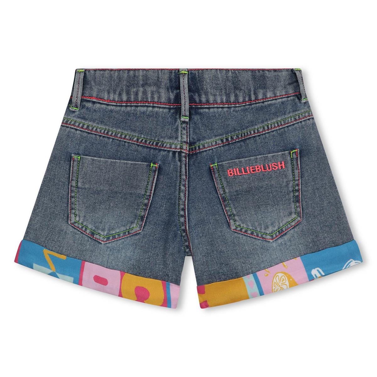 Girls Blue Denim Shorts