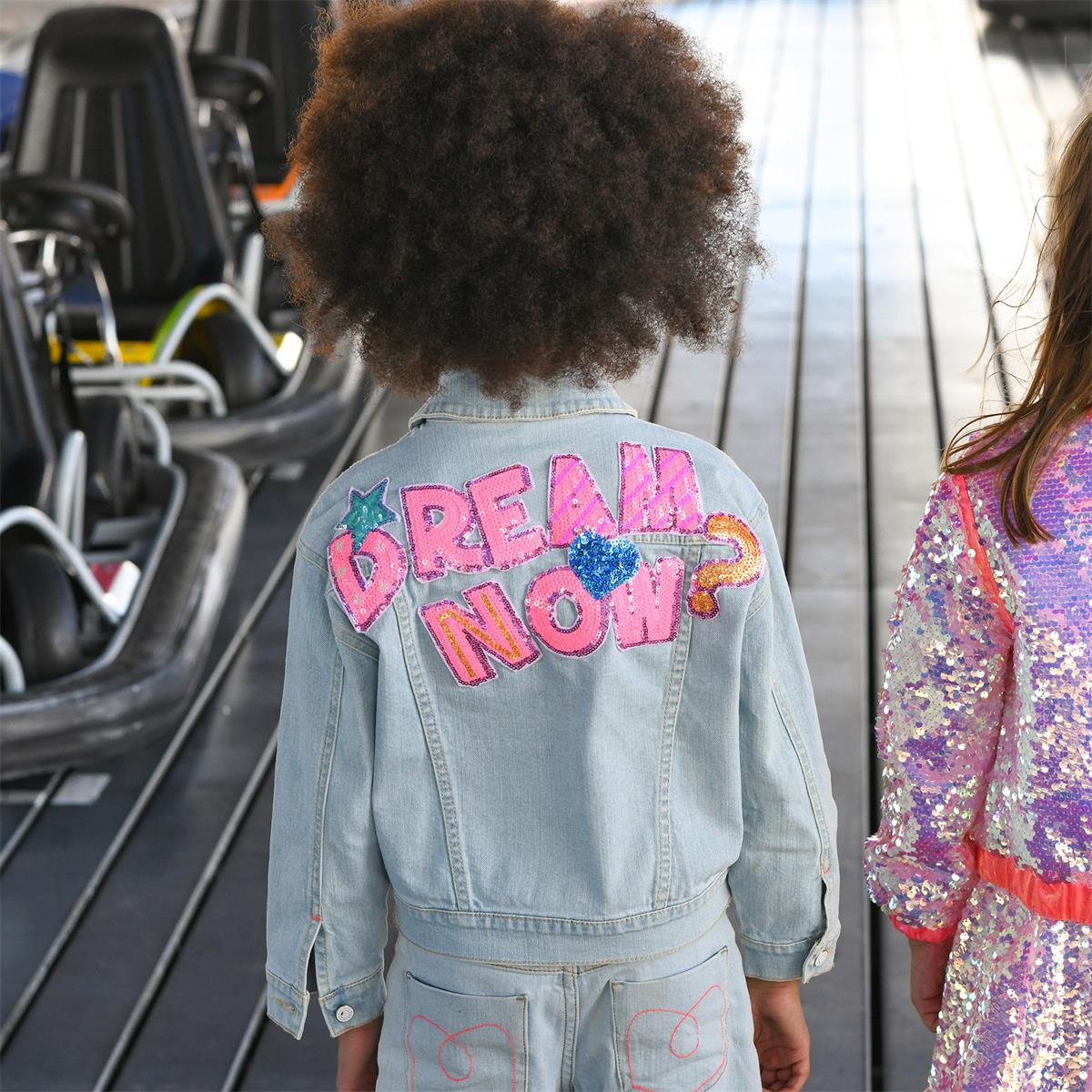 Girls Light Blue Denim Trousers