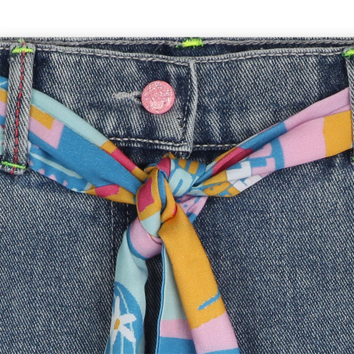 Girls Blue Denim Skirt