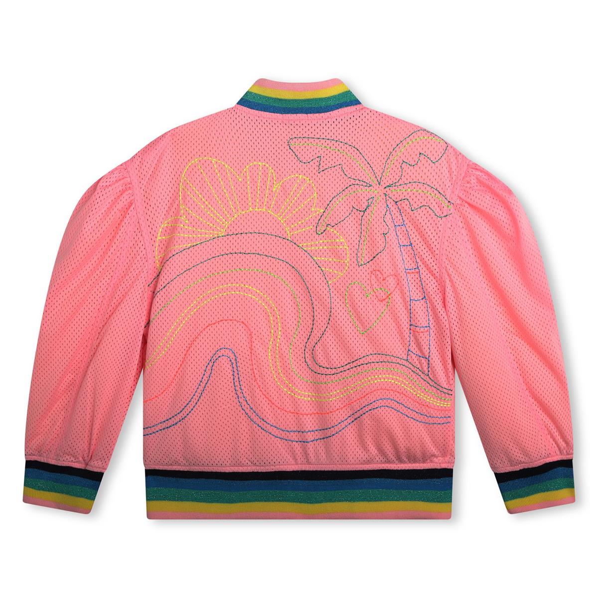 Girls Pink Zip-Up Jacket