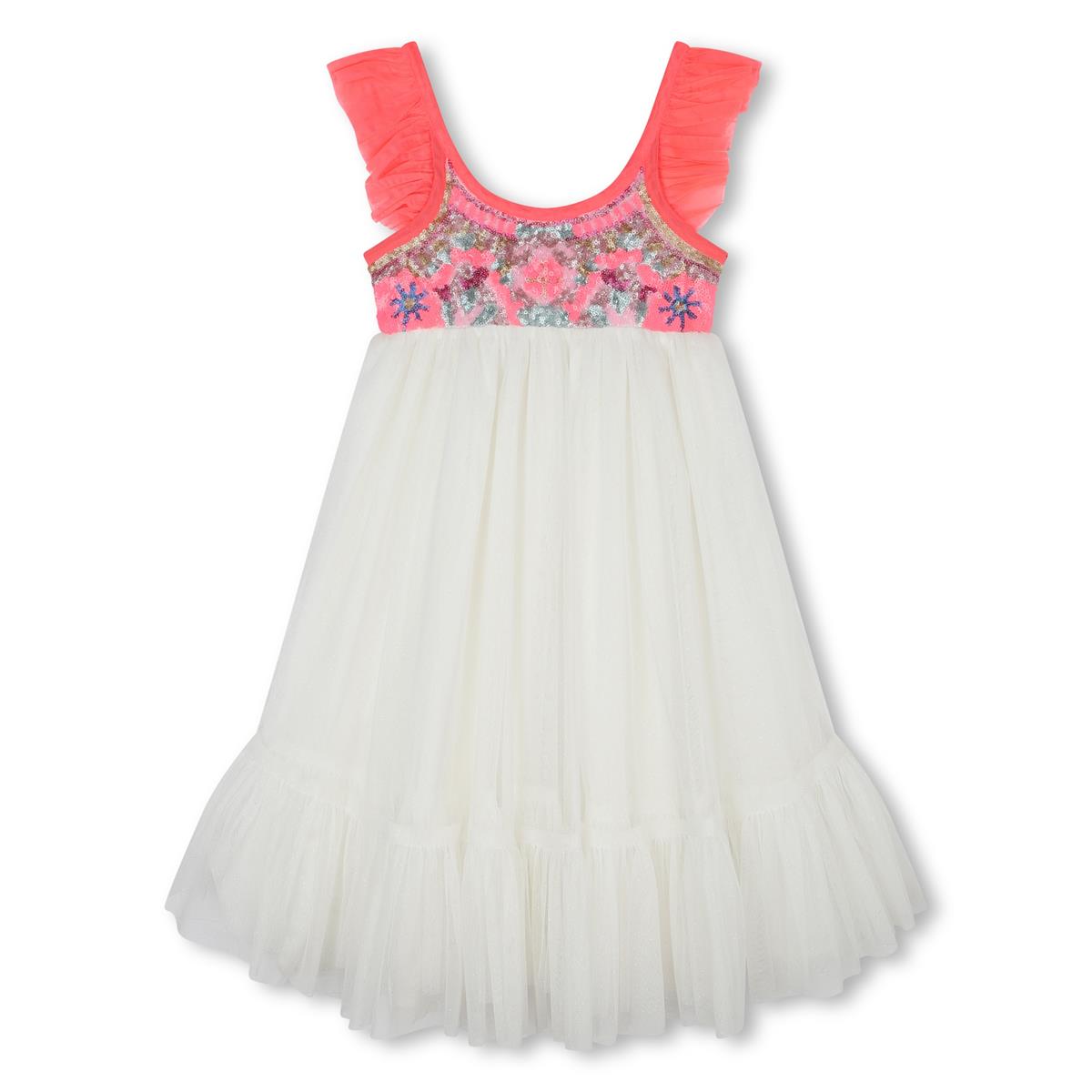 Girls White Tulle Dress
