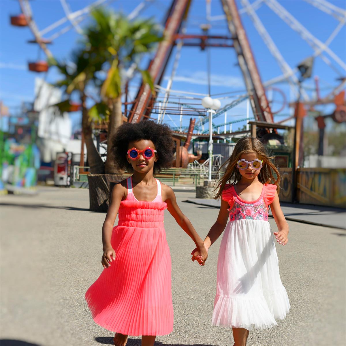 Girls White Tulle Dress