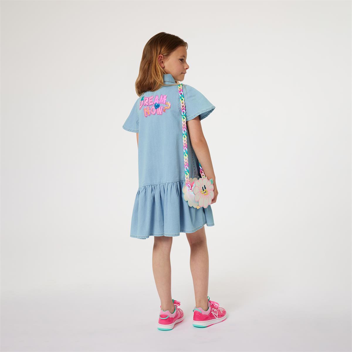 Girls Blue Denim Dress