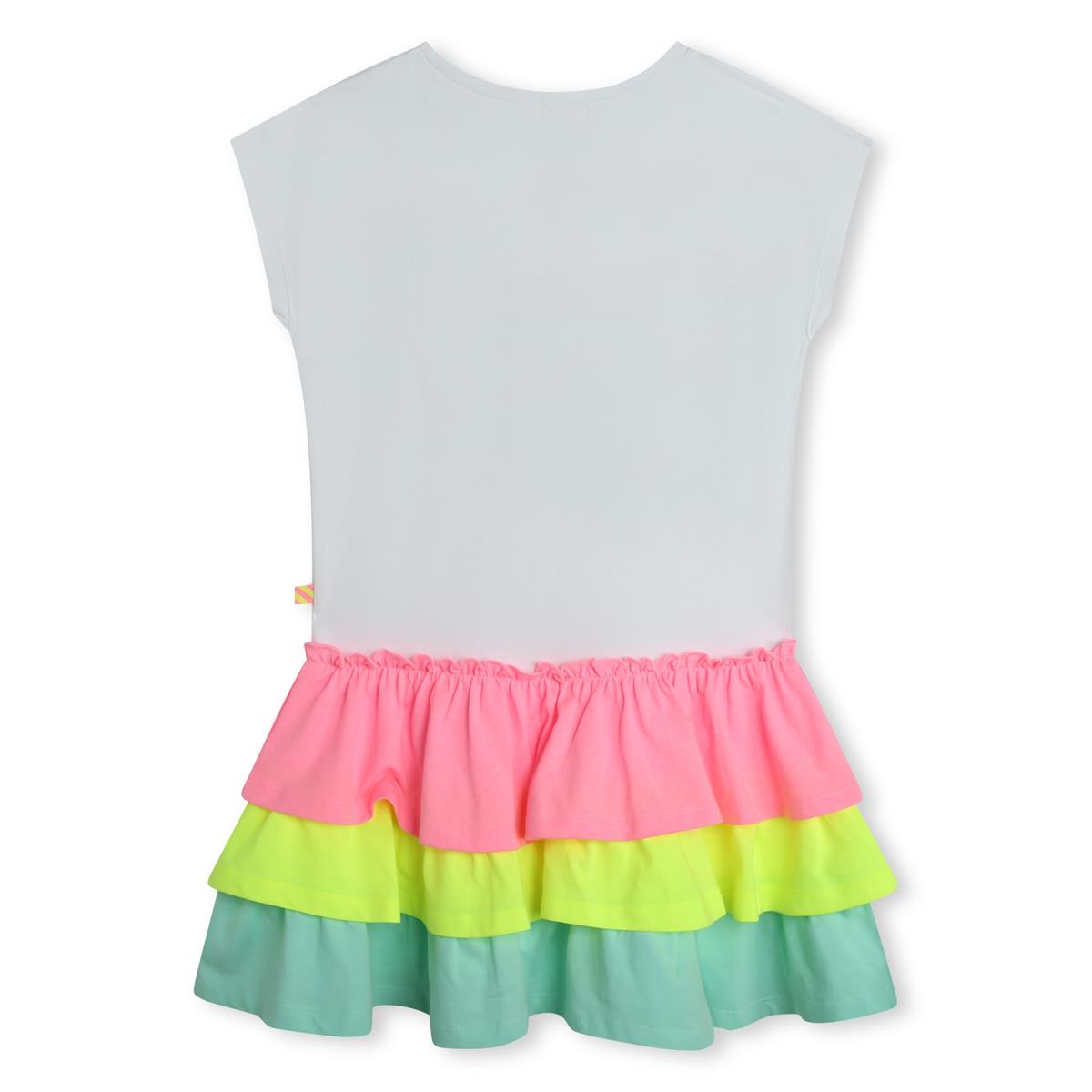 Girls White Cotton Dress