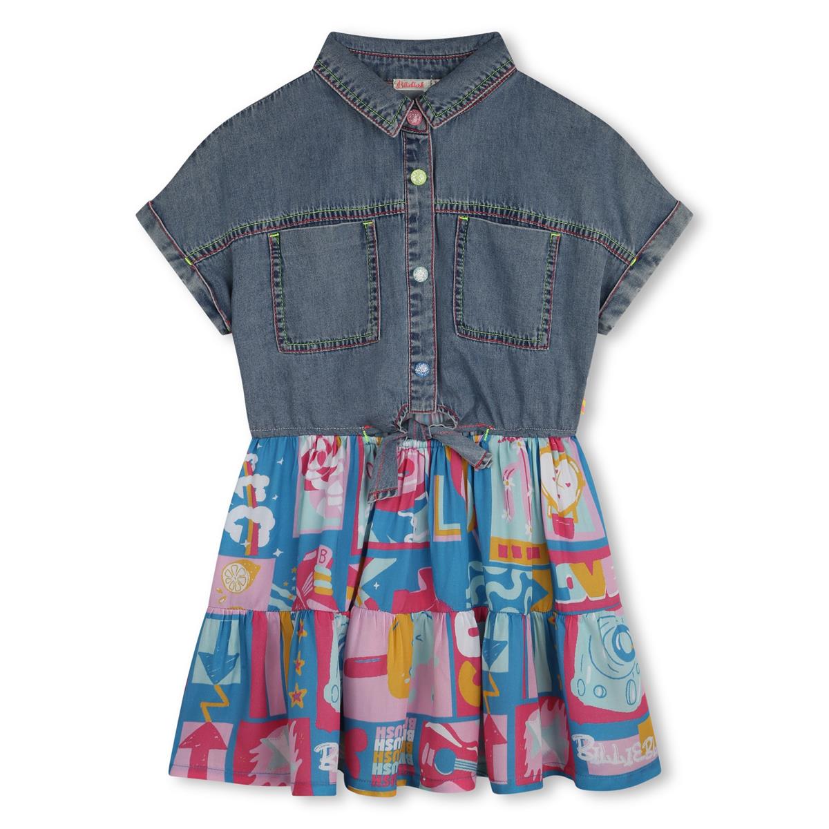 Girls Blue Denim Dress