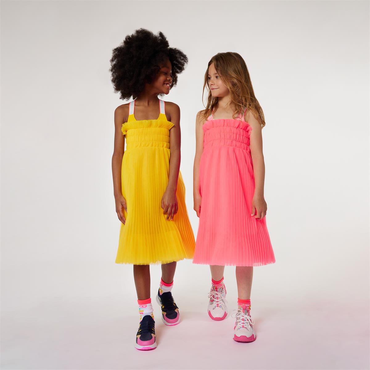 Girls Yellow Tulle Dress