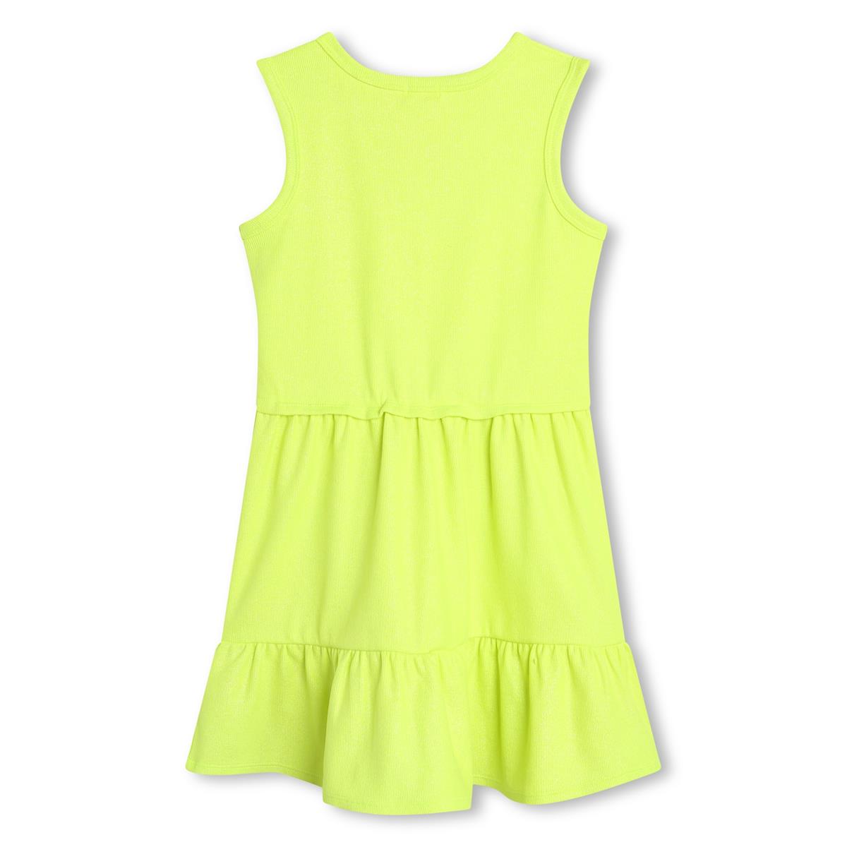Girls Fluo Yellow Dress