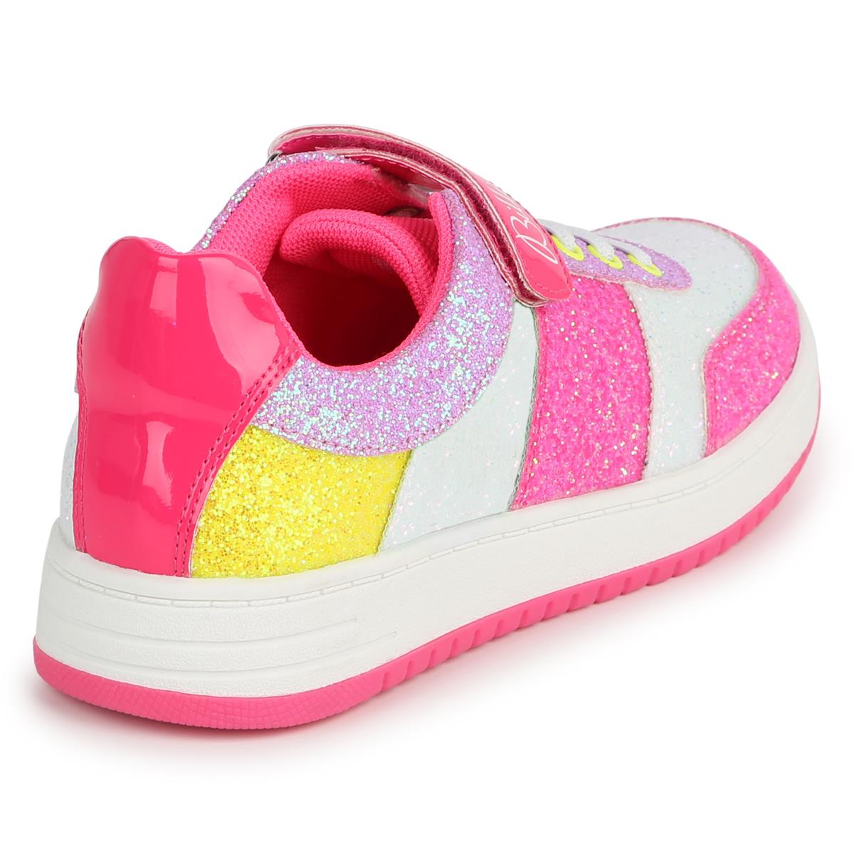 Girls Pink Glitter Shoes