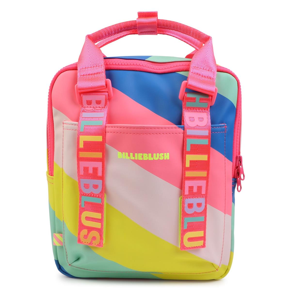 Girls Multicolor Logo Backpack(26x22x10cm)