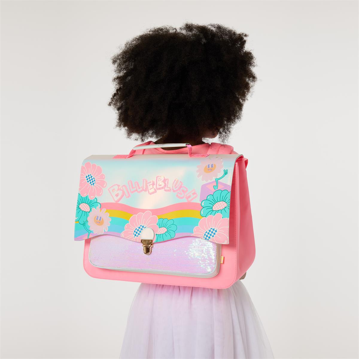Girls Multicolor Shoulder Bag(38x28x14cm)