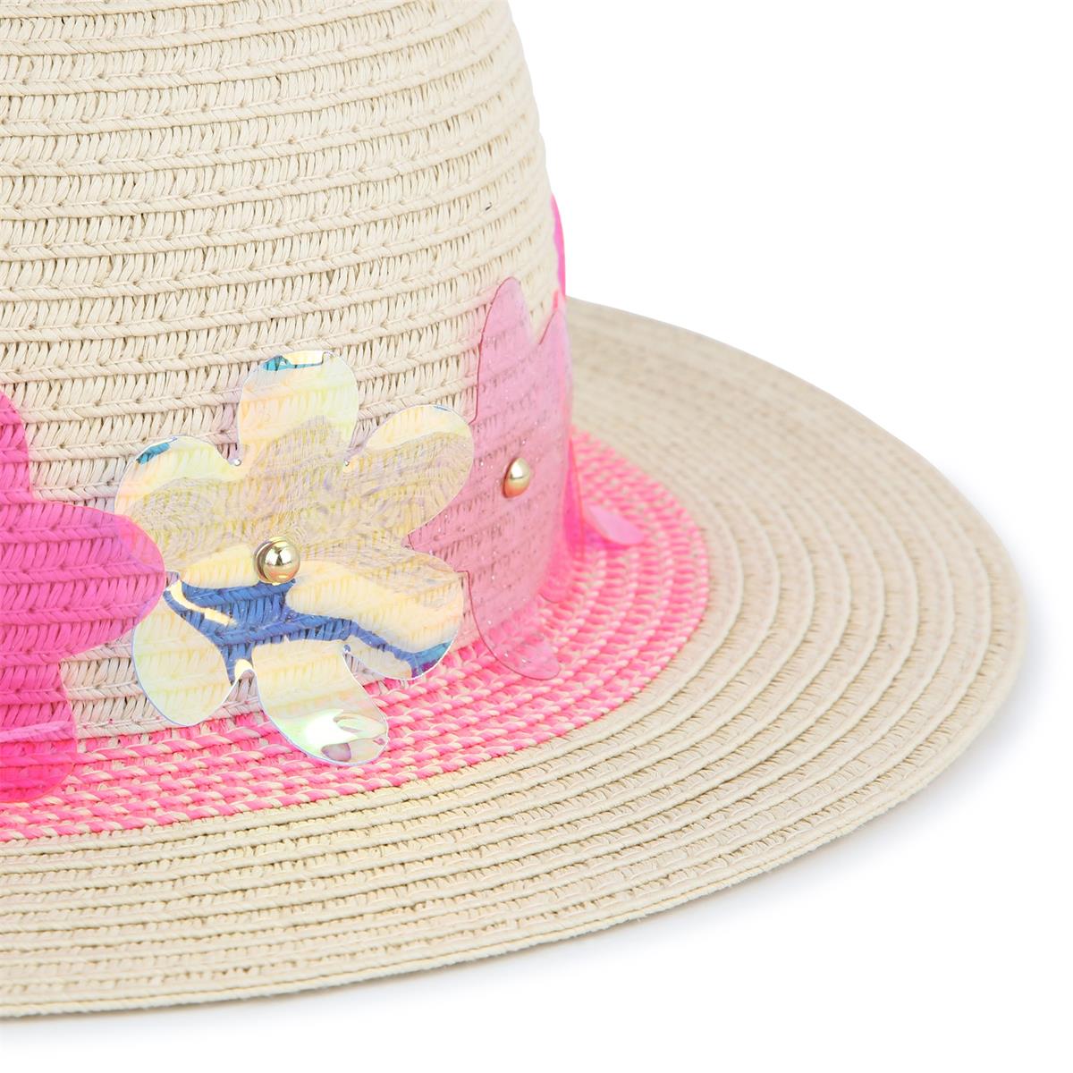 Girls Beige Sun Hat