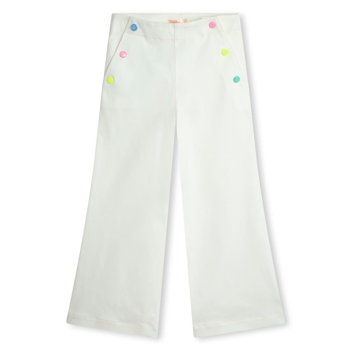 Girls White Trousers