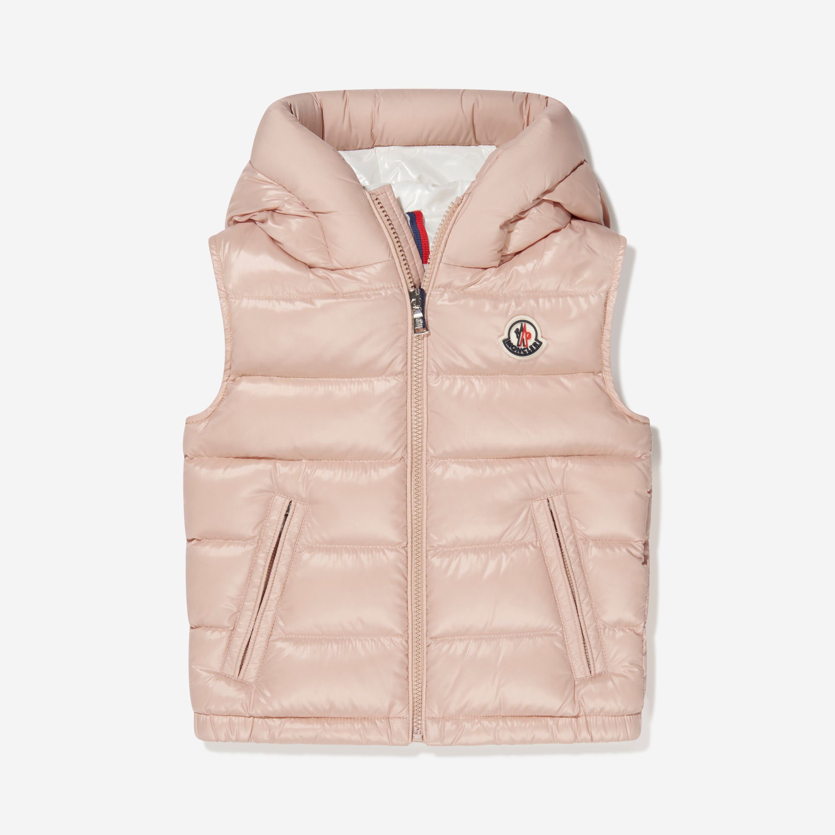 Girls Pink "MONTREUIL" Padded Down Gilet