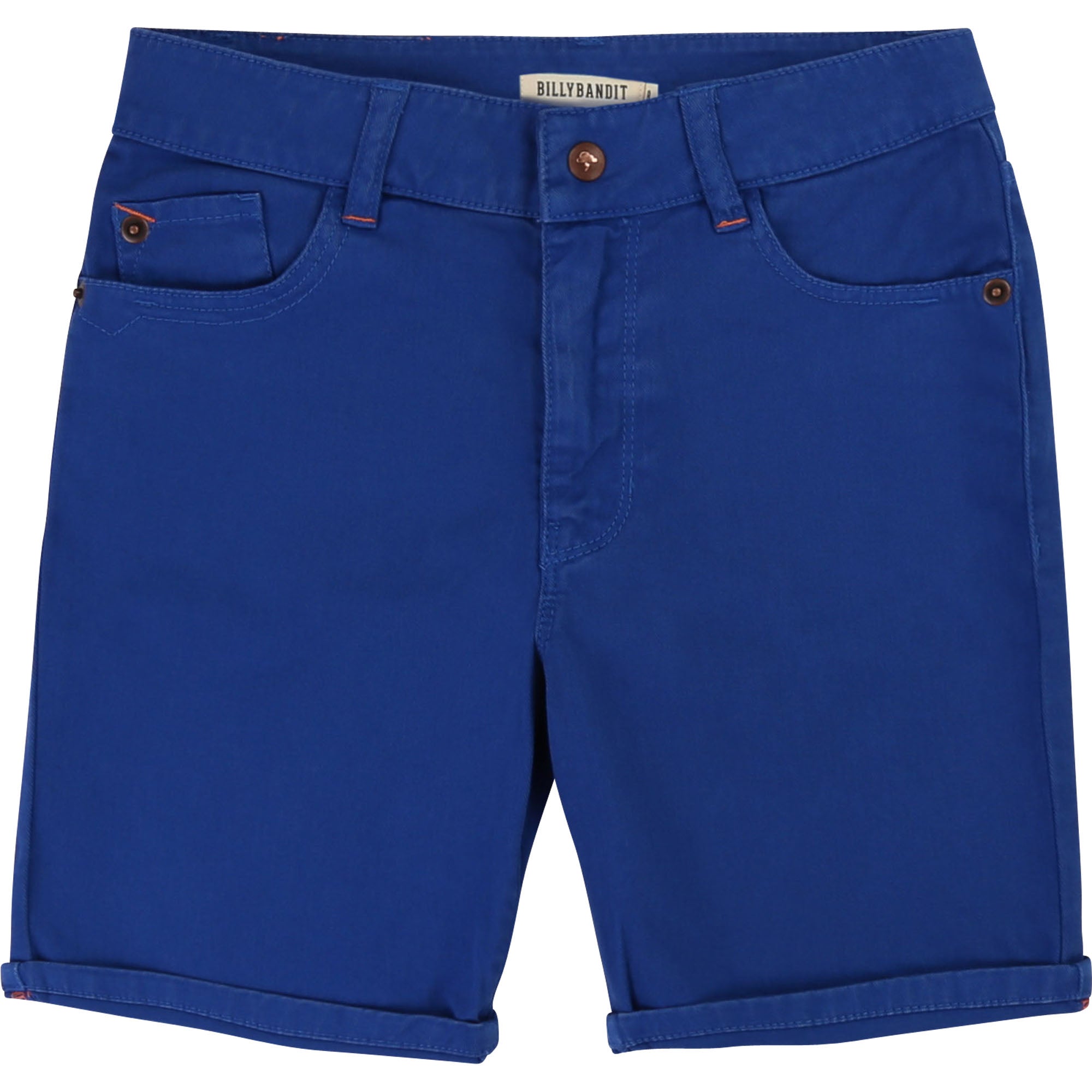 Boys Blue Cotton Shorts