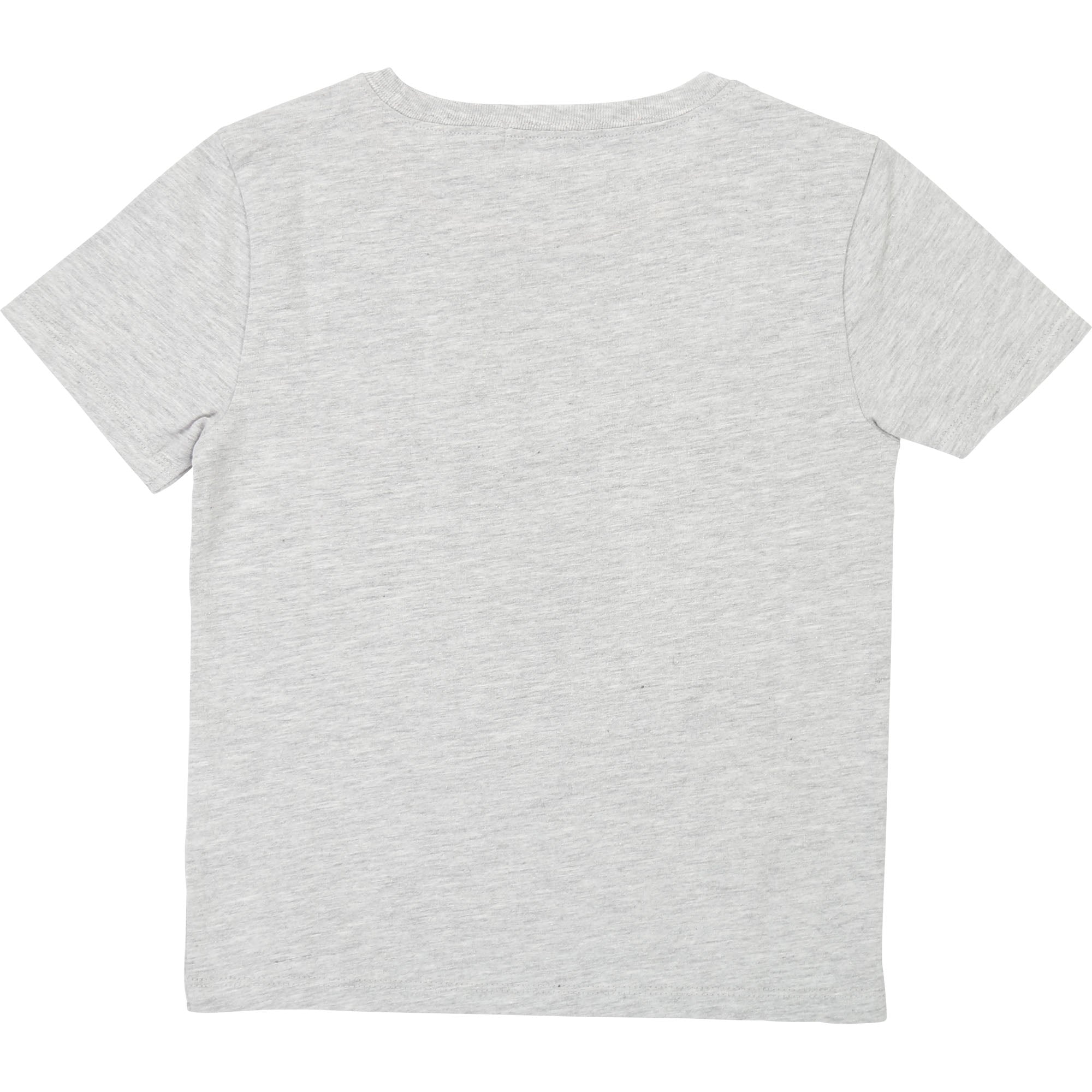 Boys Grey Printed Cotton T-shirt