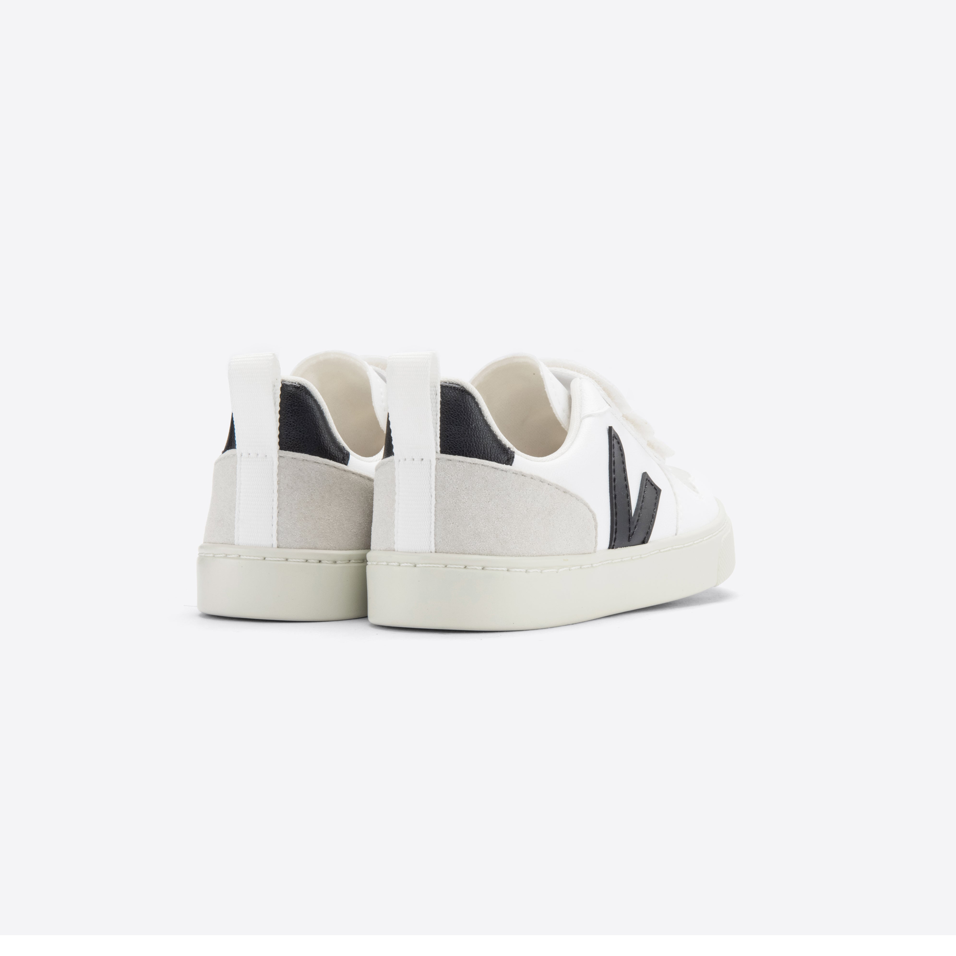 Boys & Girls Black "V-10" Shoes