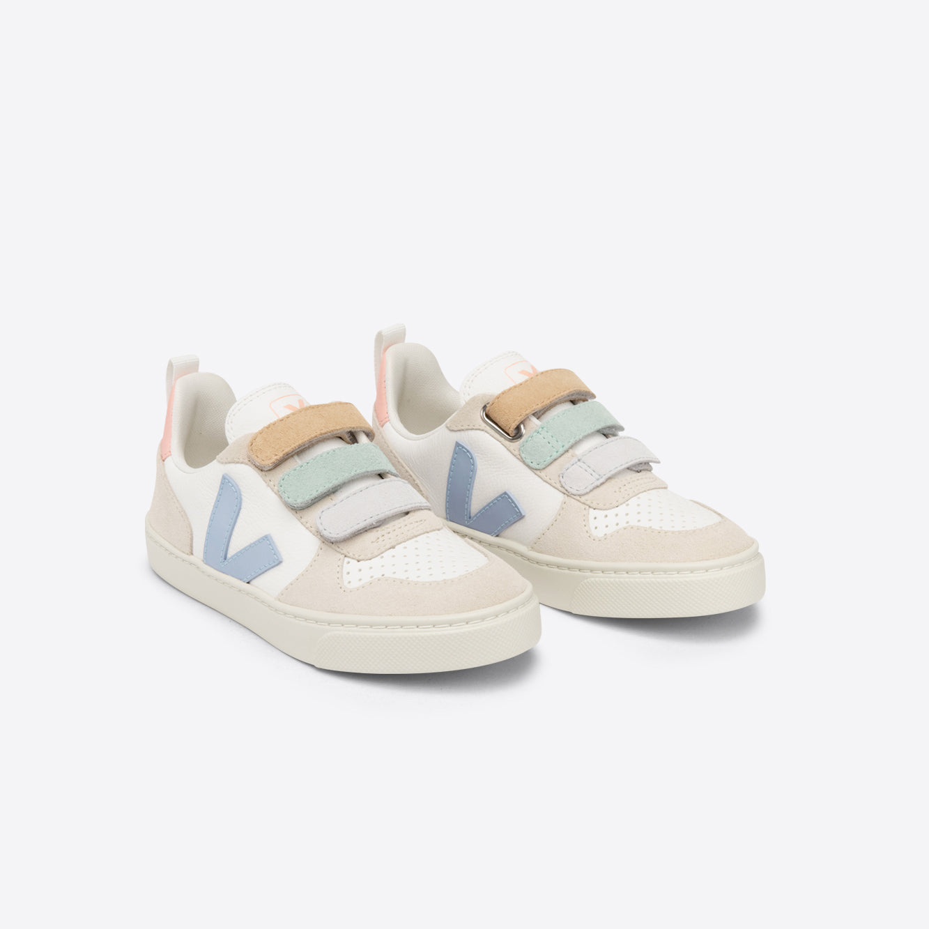 Boys & Girls White "V-10 CHROMEFREE" Shoes