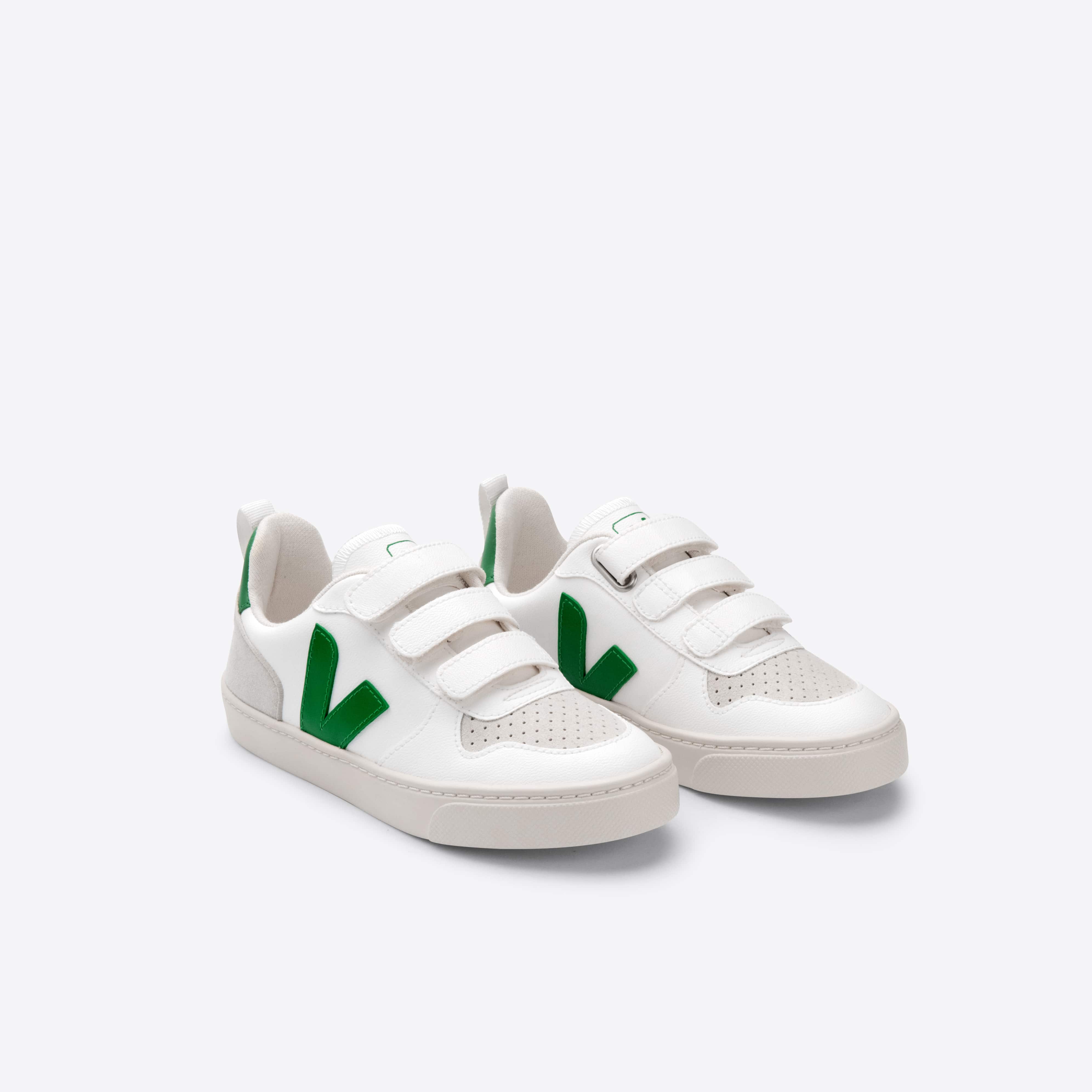 Boys & Girls Green "V" Shoes
