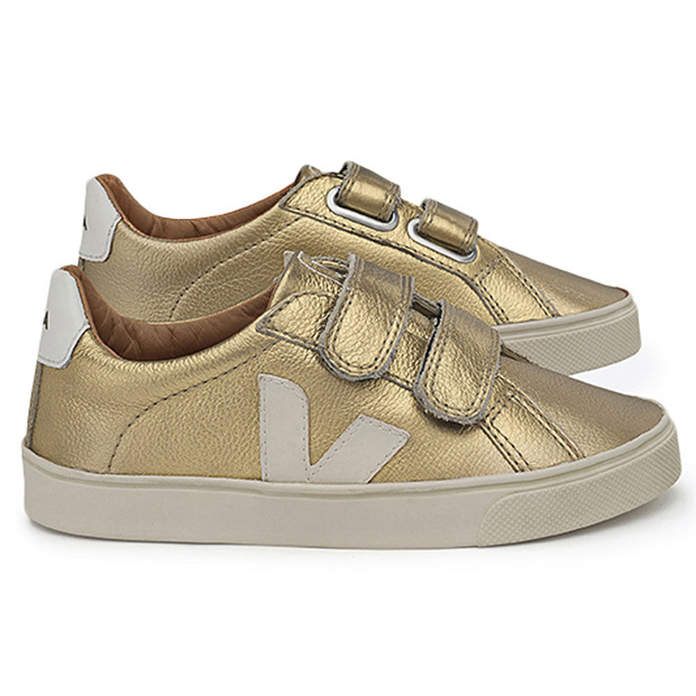 Baby Gold Velcro Skateboard Shoes - CÉMAROSE | Children's Fashion Store - 2