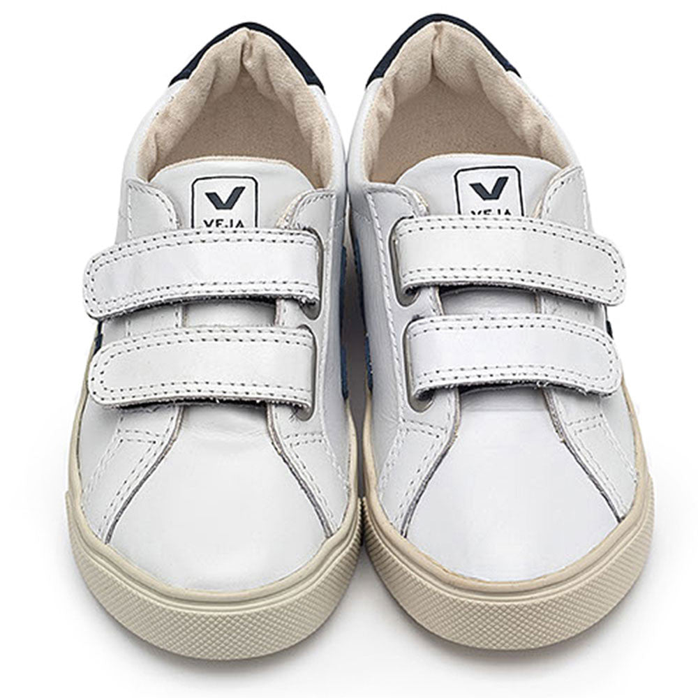 Boys & Girls White Velcro Skateboard Shoes - CÉMAROSE | Children's Fashion Store - 1