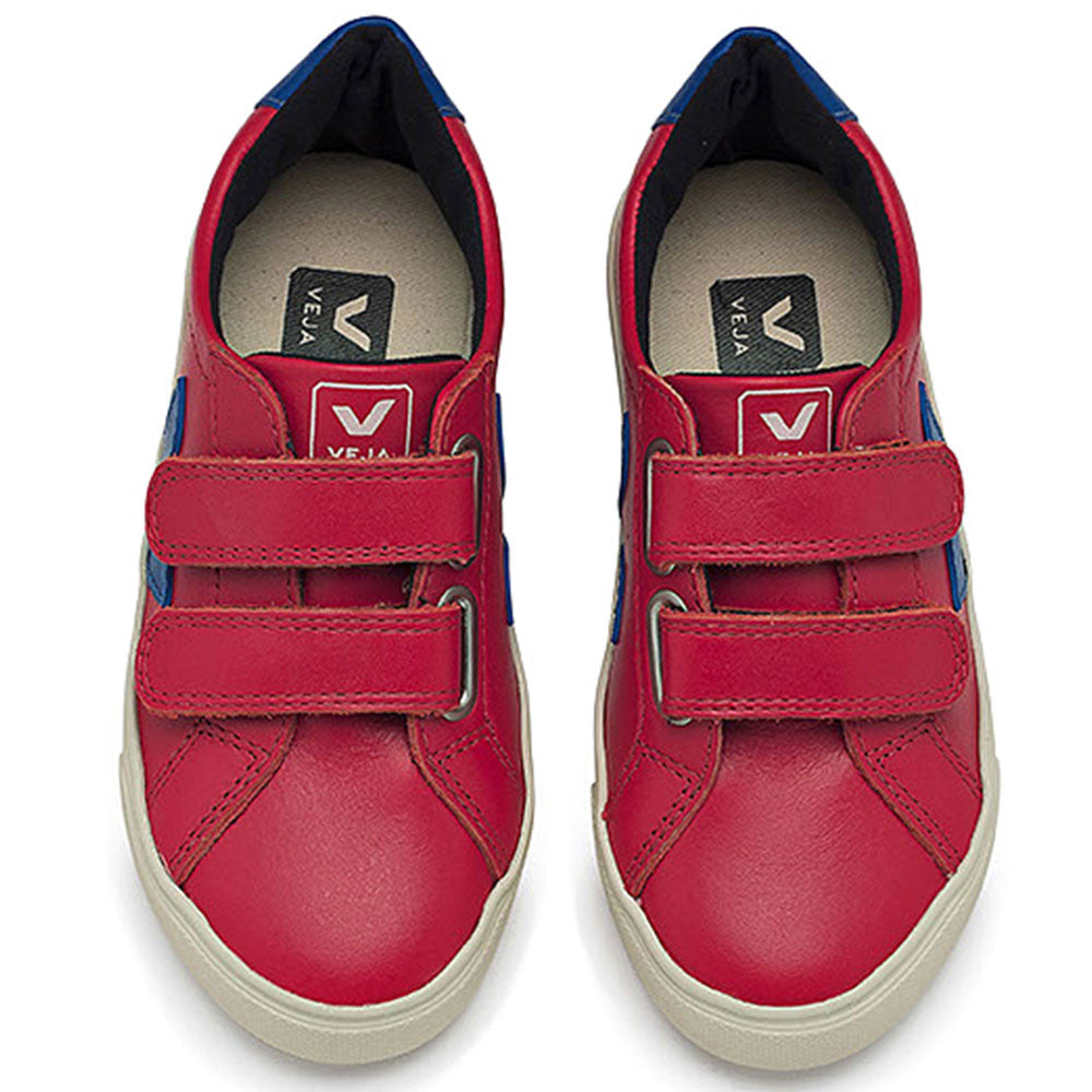 Boys & Girls Red Velcro Skateboard Shoes - CÉMAROSE | Children's Fashion Store - 1