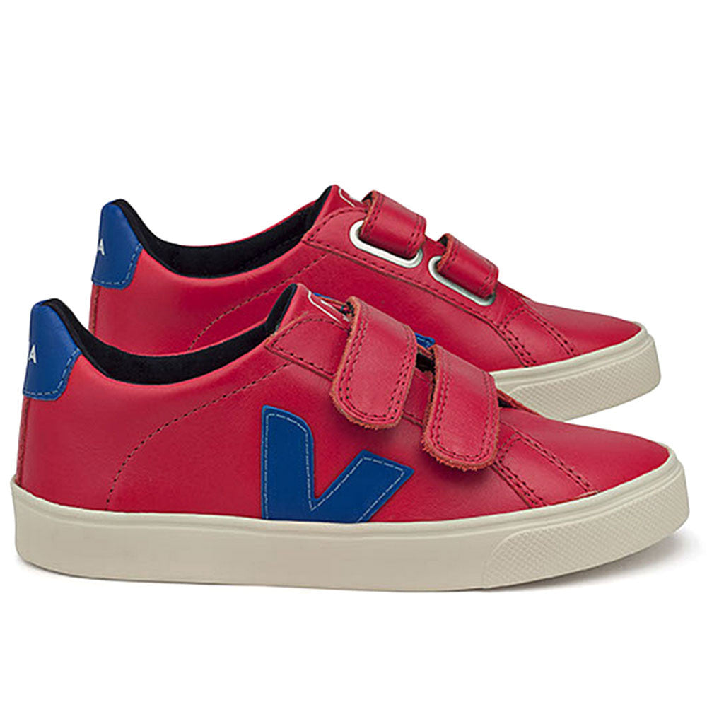 Boys & Girls Red Velcro Skateboard Shoes - CÉMAROSE | Children's Fashion Store - 2