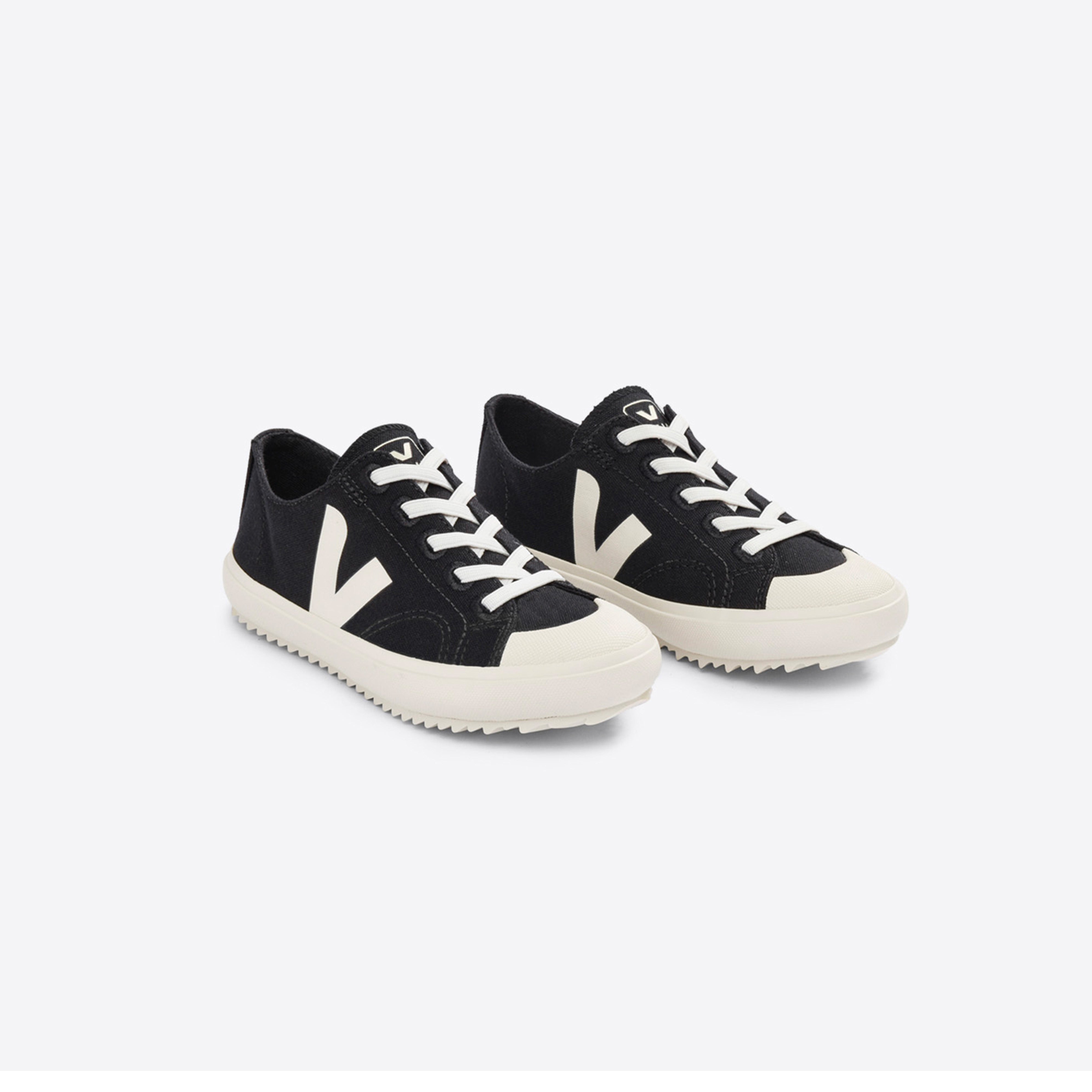 Boys & Girls Black "FLIP" Canvas Shoes