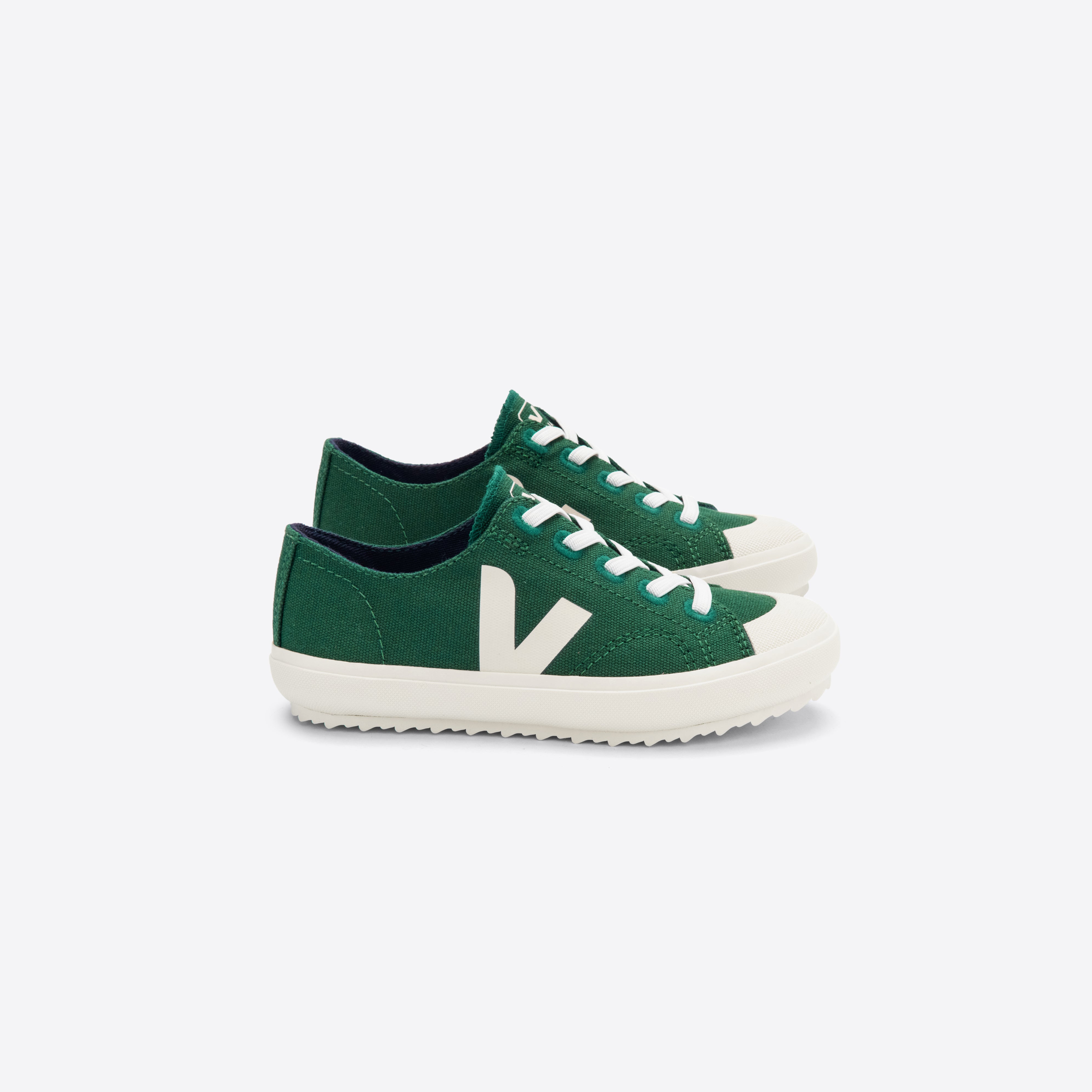 Boys & Girls Green "FLIP" Canvas Shoes