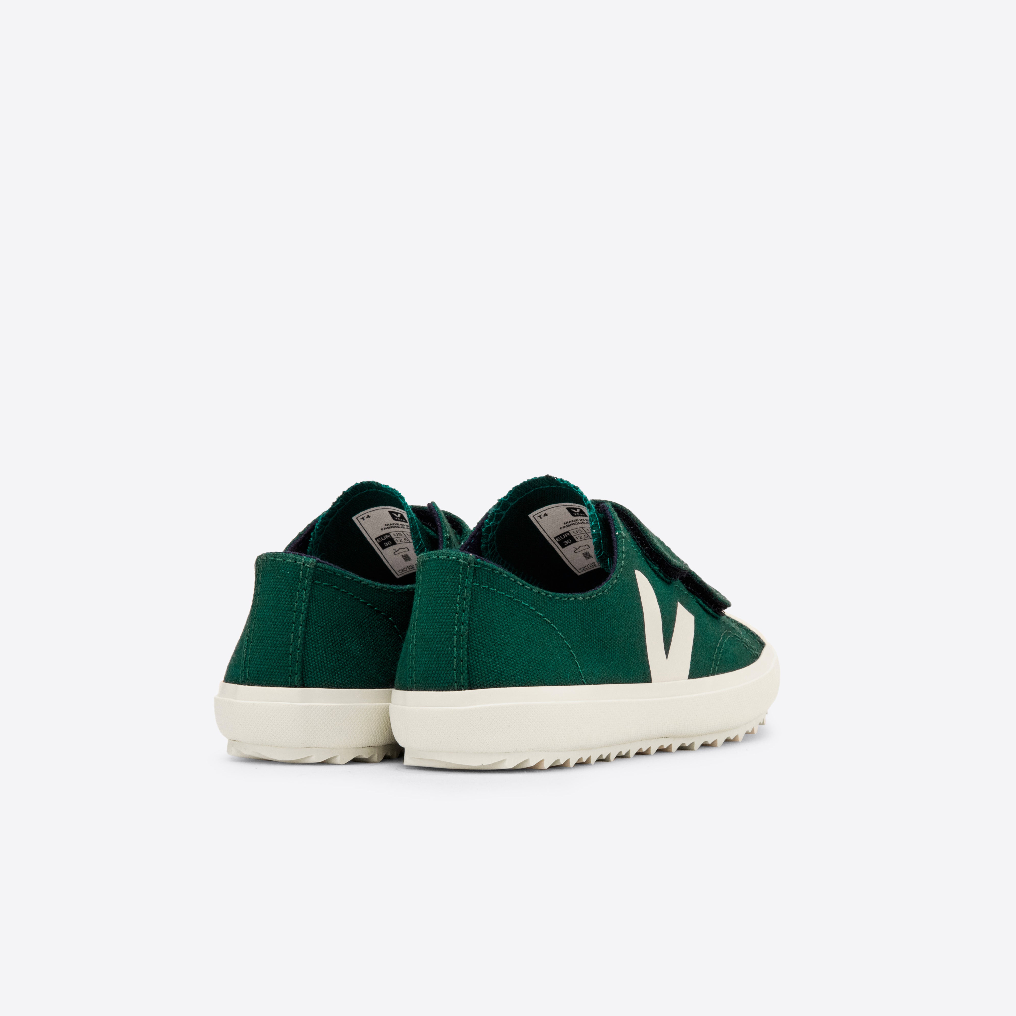 Boys & Girls Green "FLIP" Canvas Shoes