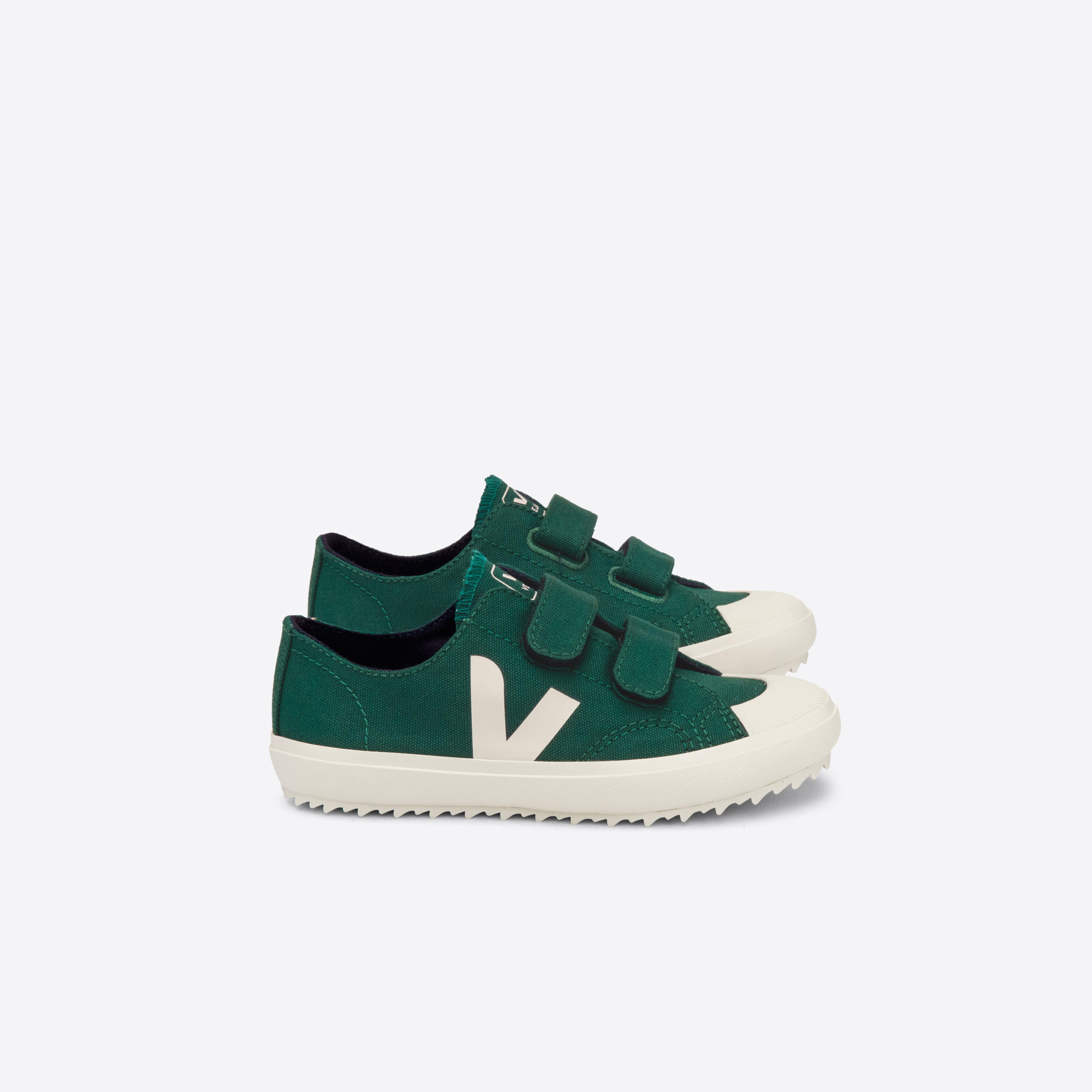Boys & Girls Green "FLIP" Canvas Shoes