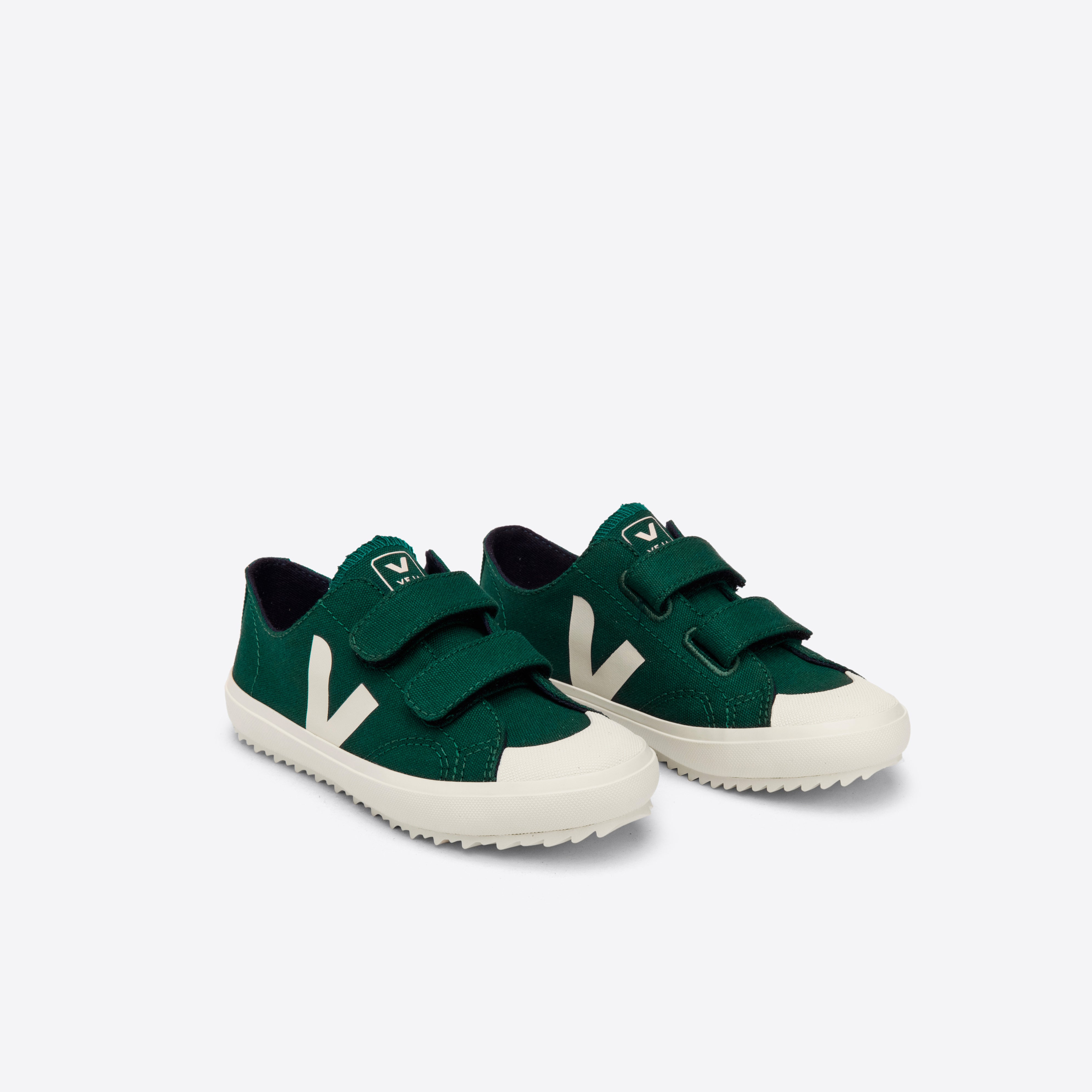 Boys & Girls Green "FLIP" Canvas Shoes