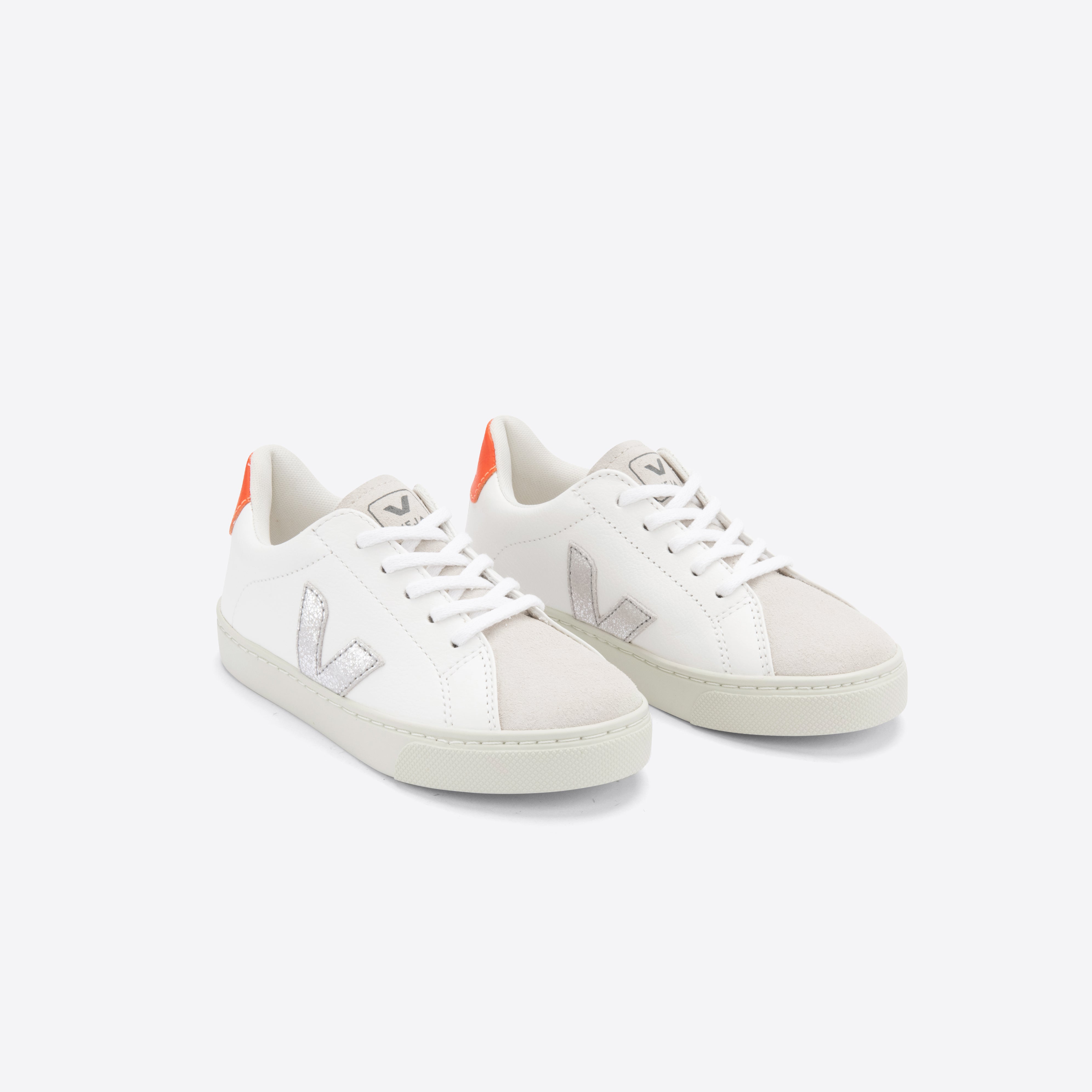 Boys & Girls White "ESPLAR LACES" Shoes