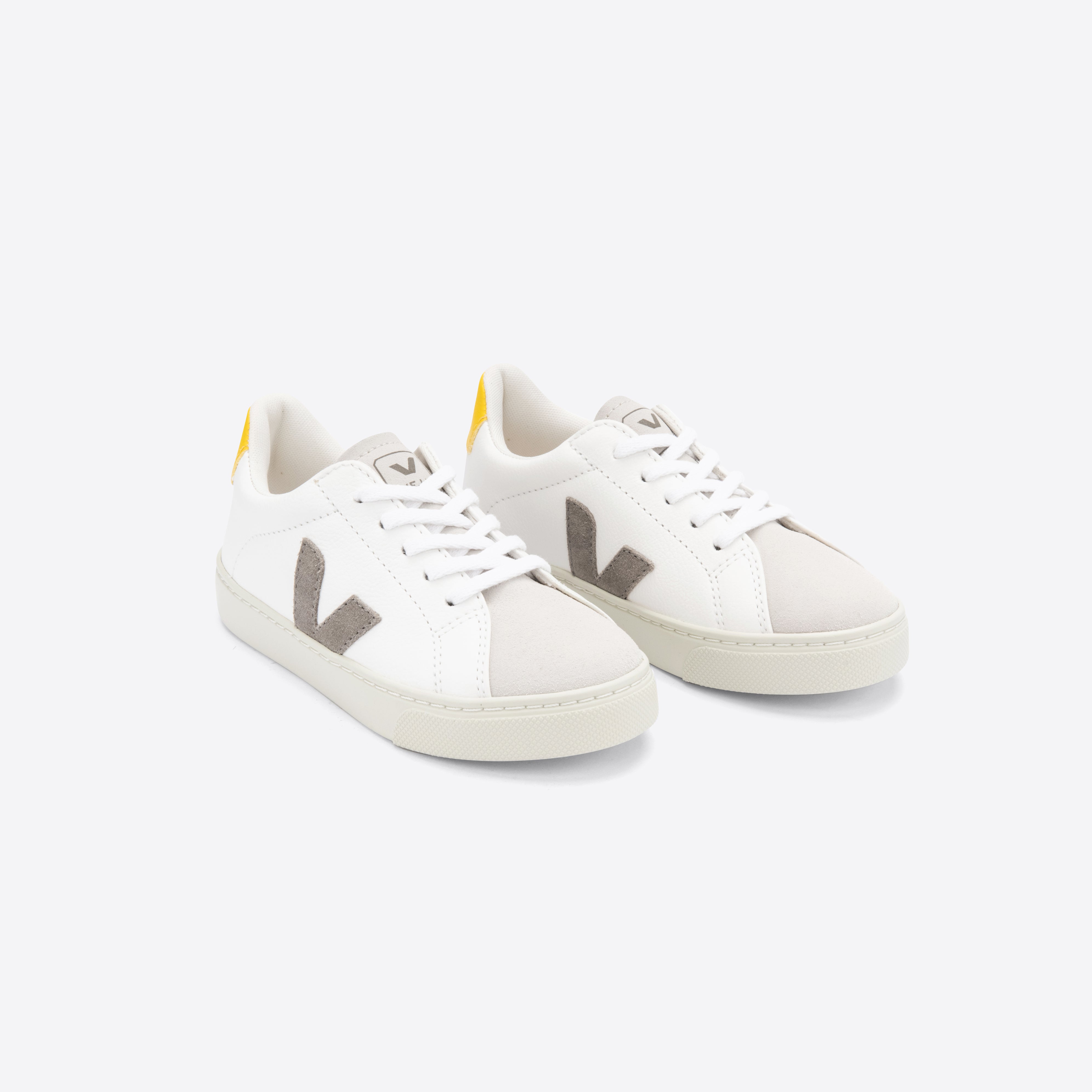 Boys & Girls White "ESPLAR LACES" Shoes
