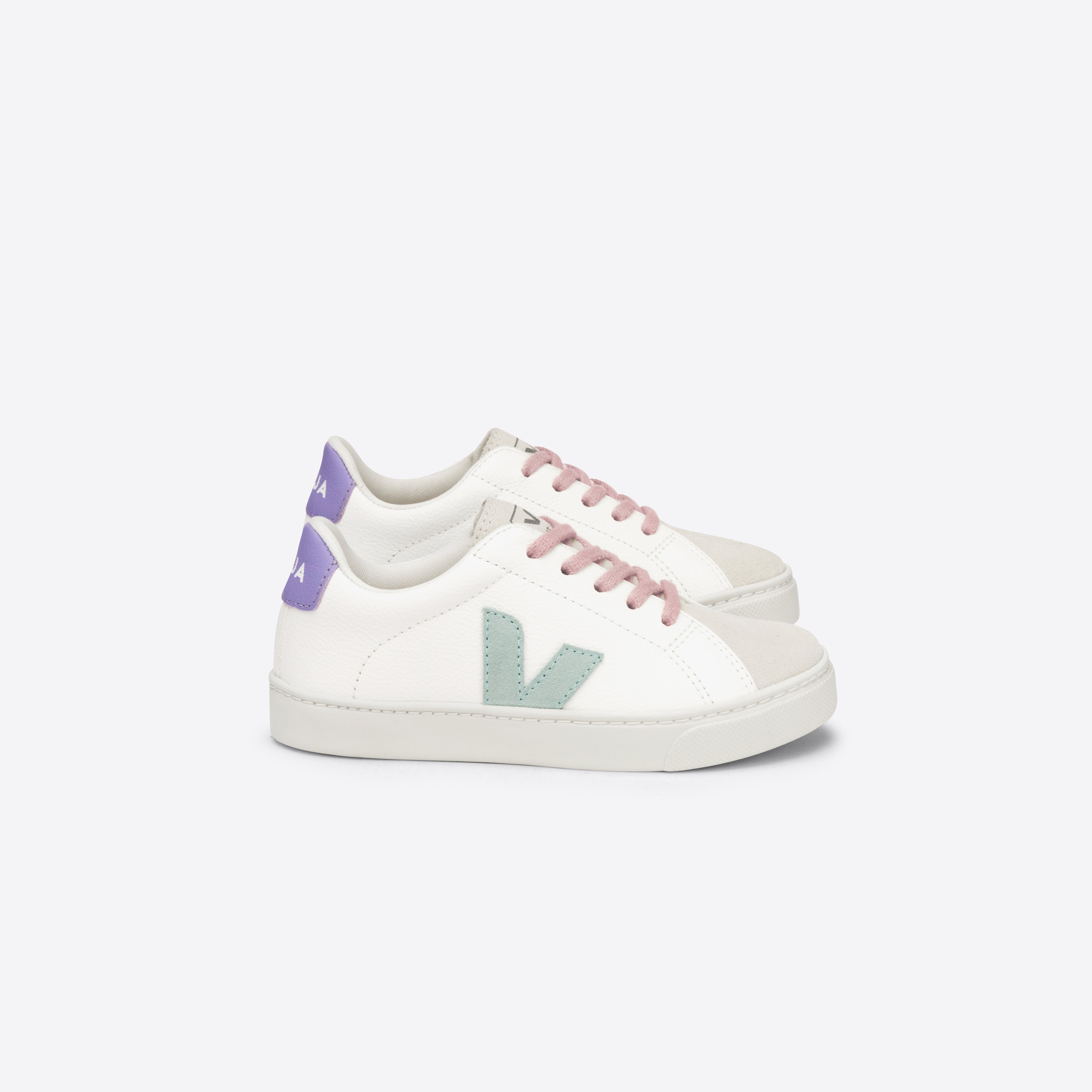 Boys & Girls White "ESPLAR LACES" Shoes