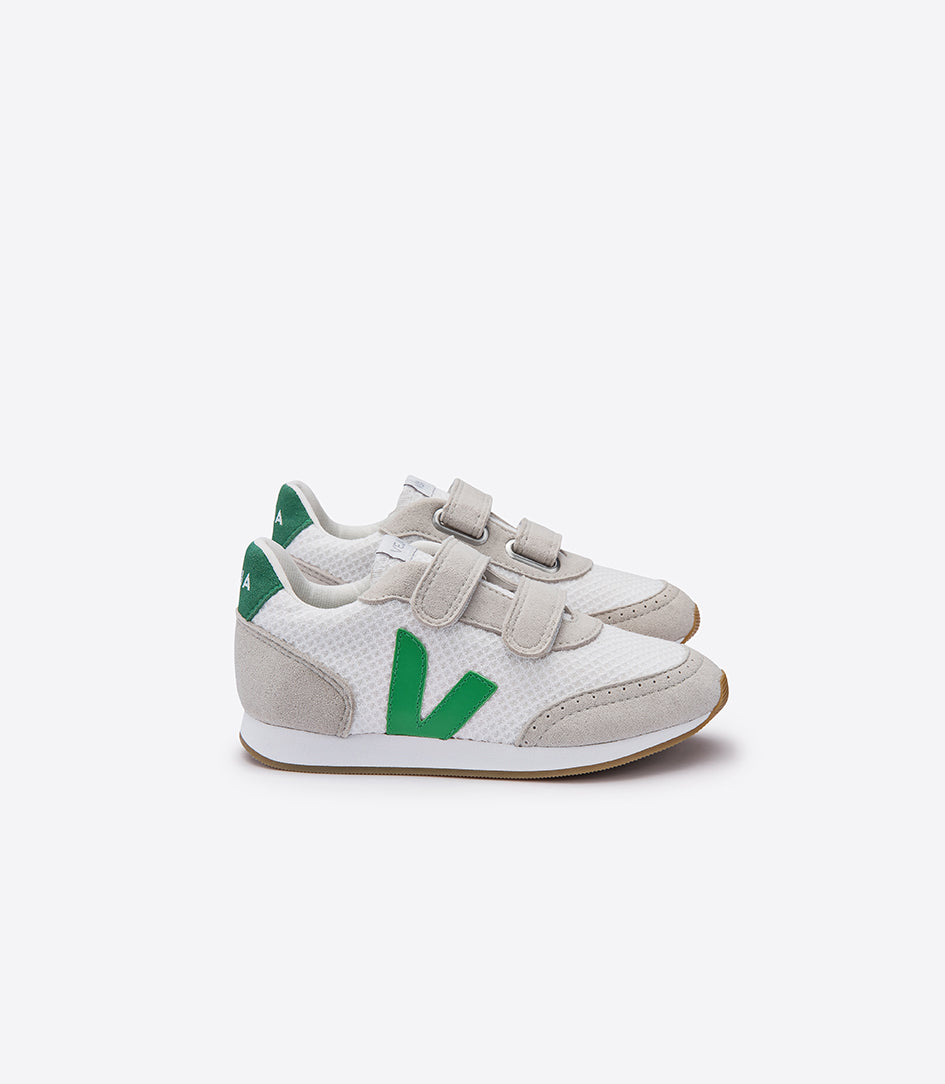 Boys & Girls Gray & Green "V" Shoes