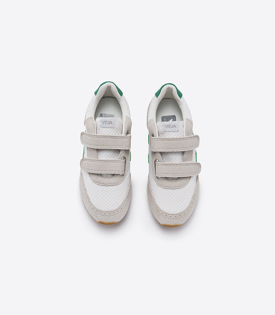 Boys & Girls Gray & Green "V" Shoes
